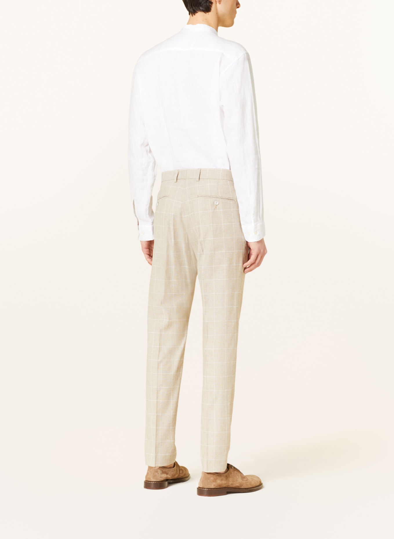 STRELLSON Oblekové kalhoty MACE Slim Fit, Barva: BÉŽOVÁ (Obrázek 4)