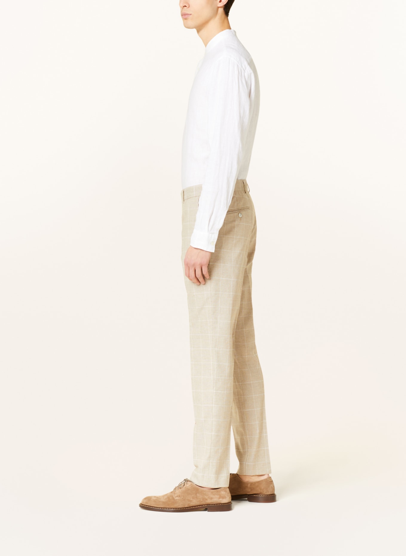 STRELLSON Spodnie garniturowe MACE slim fit, Kolor: BEŻOWY (Obrazek 5)