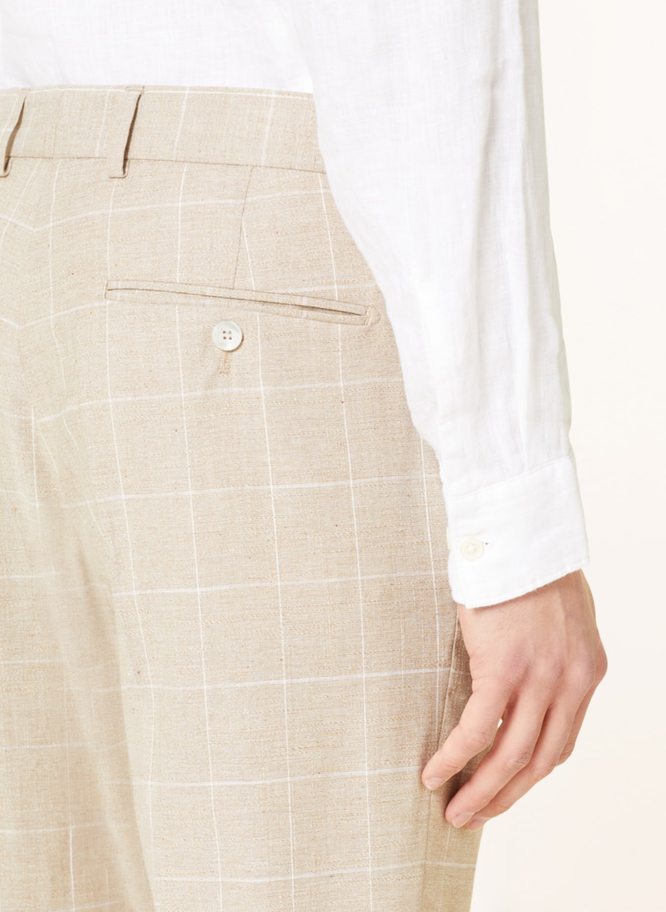 STRELLSON Suit trousers MACE slim fit, Color: BEIGE (Image 6)