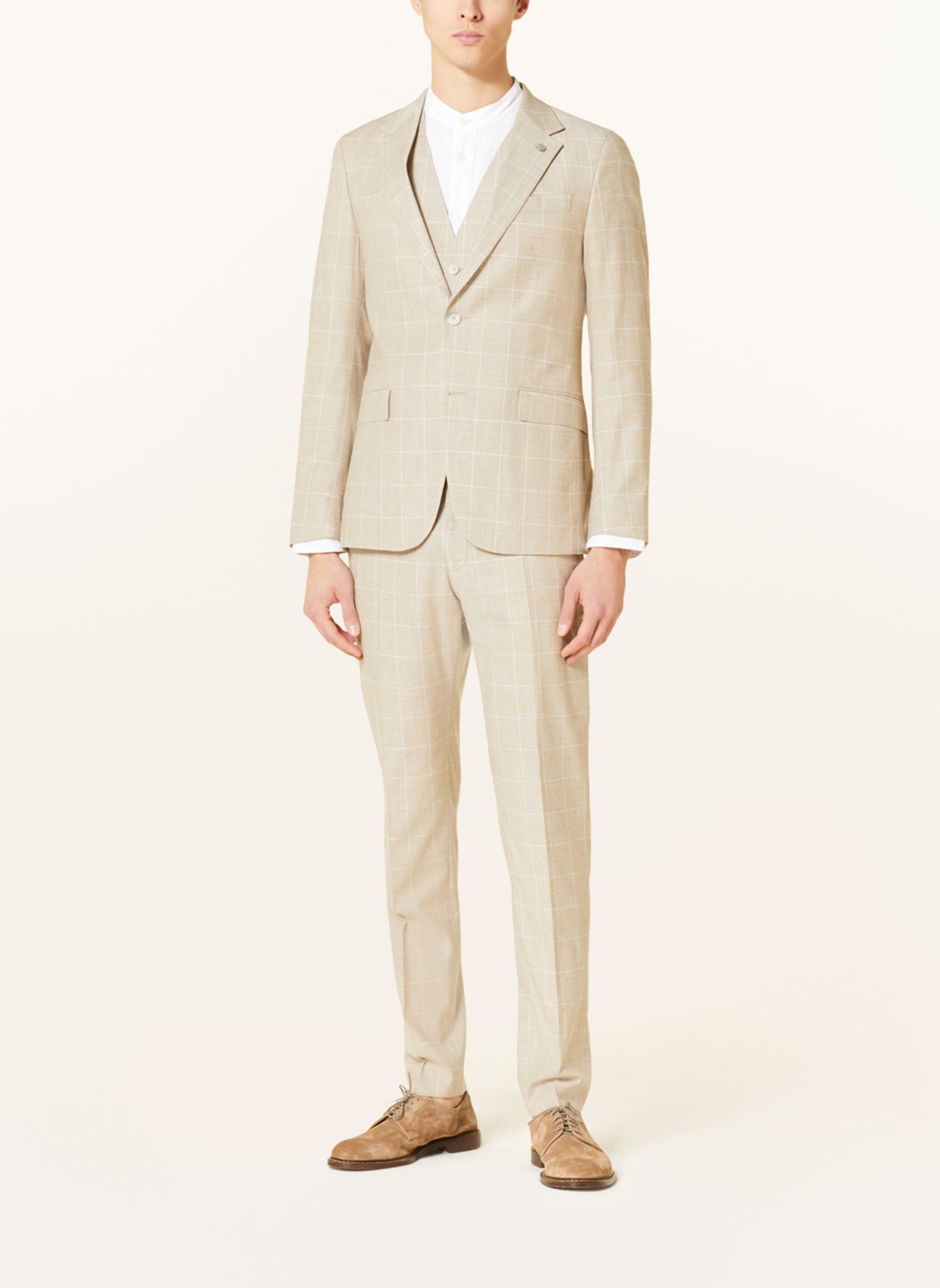 STRELLSON Suit vest GYL2 slim fit, Color: BEIGE (Image 2)
