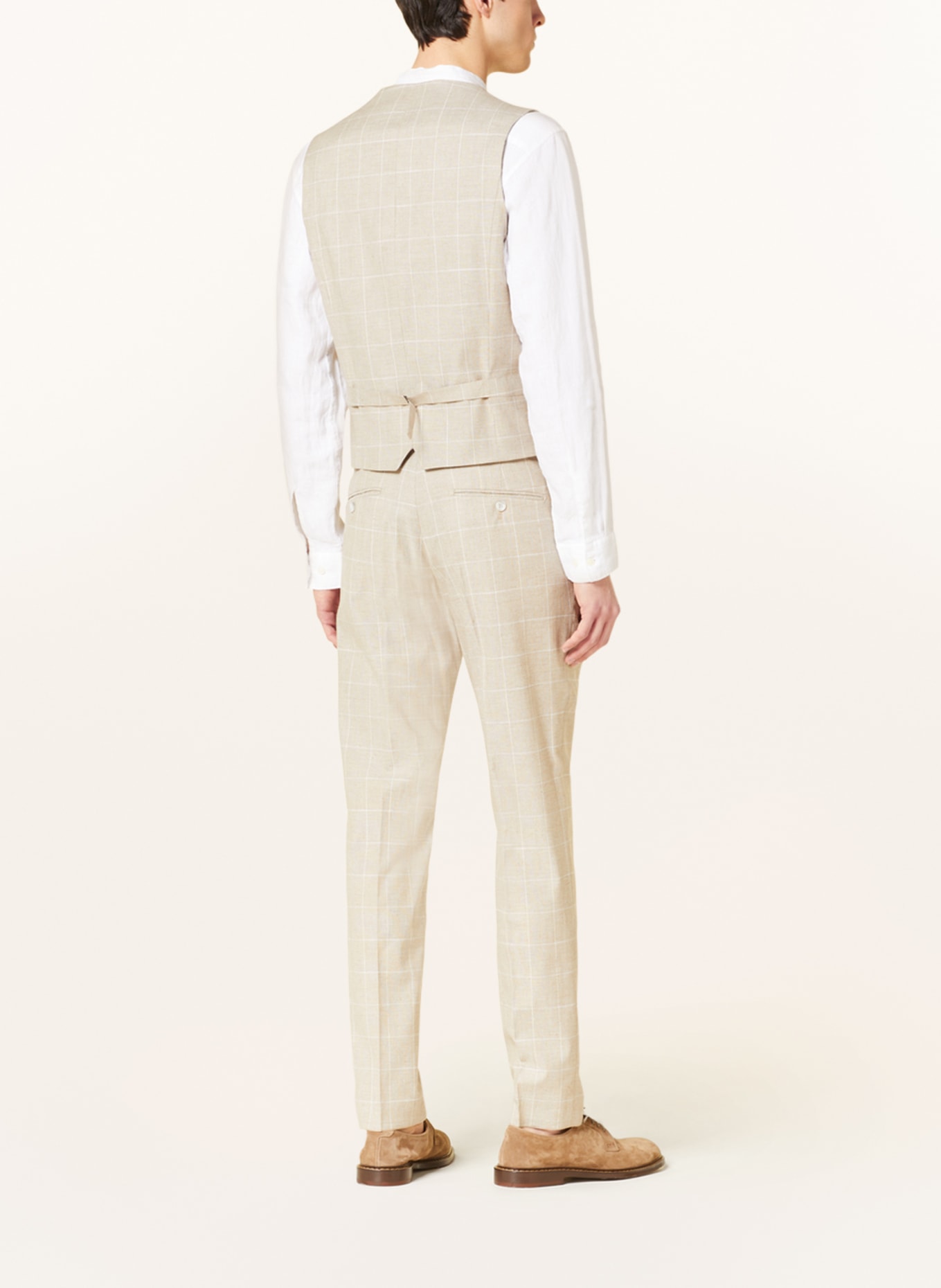 STRELLSON Suit vest GYL2 slim fit, Color: BEIGE (Image 3)