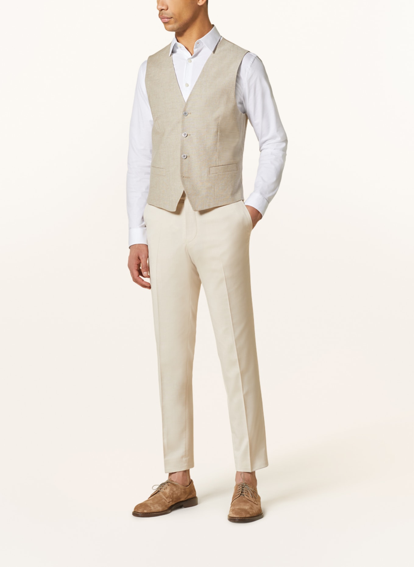 STRELLSON Suit vest GYL extra slim fit, Color: BEIGE (Image 2)