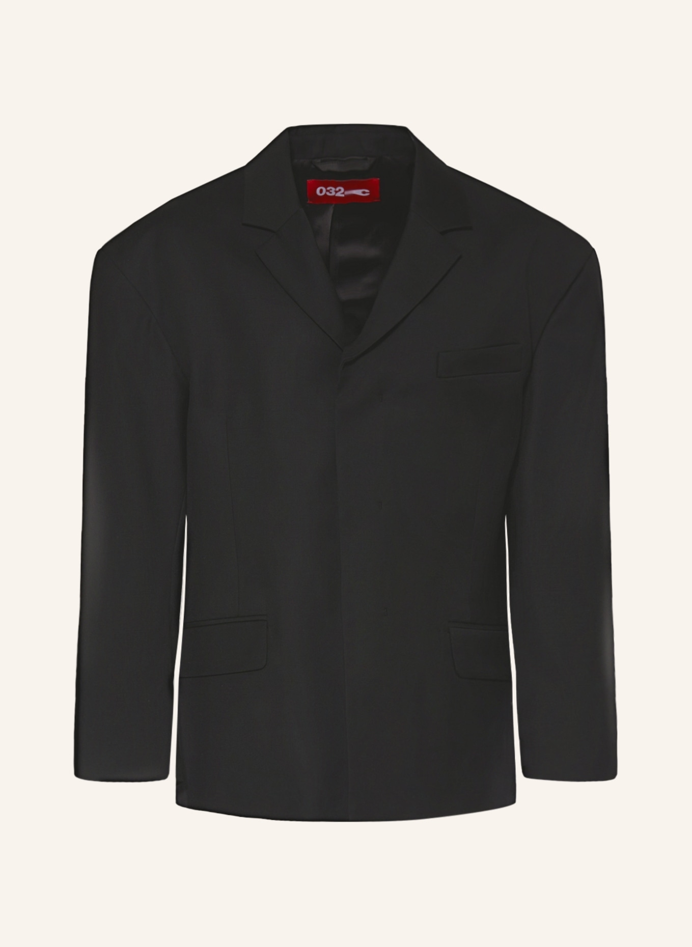 032c Tailored jacket ORION regular fit, Color: BLACK (Image 1)