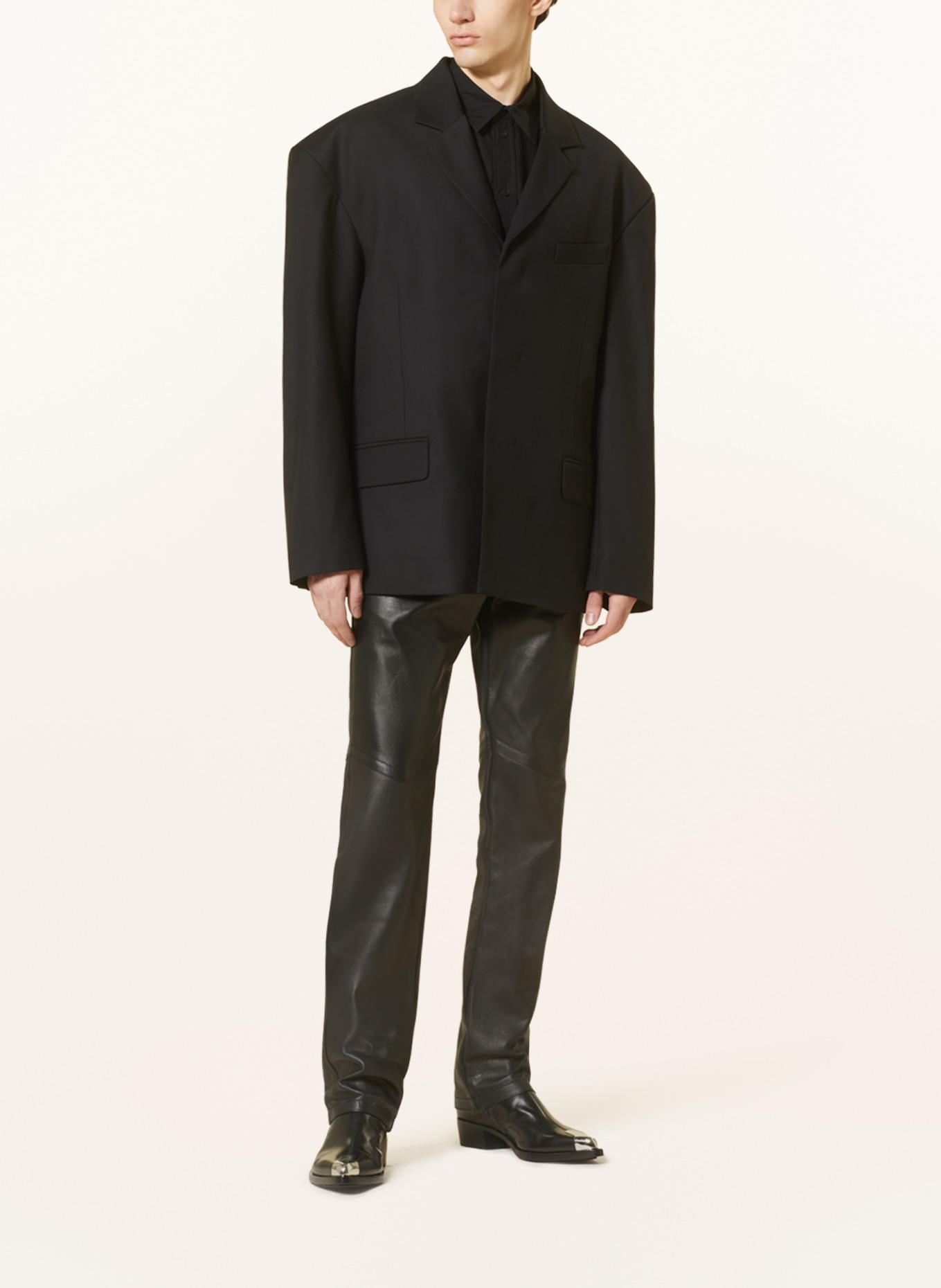 032c Tailored jacket ORION regular fit, Color: BLACK (Image 2)