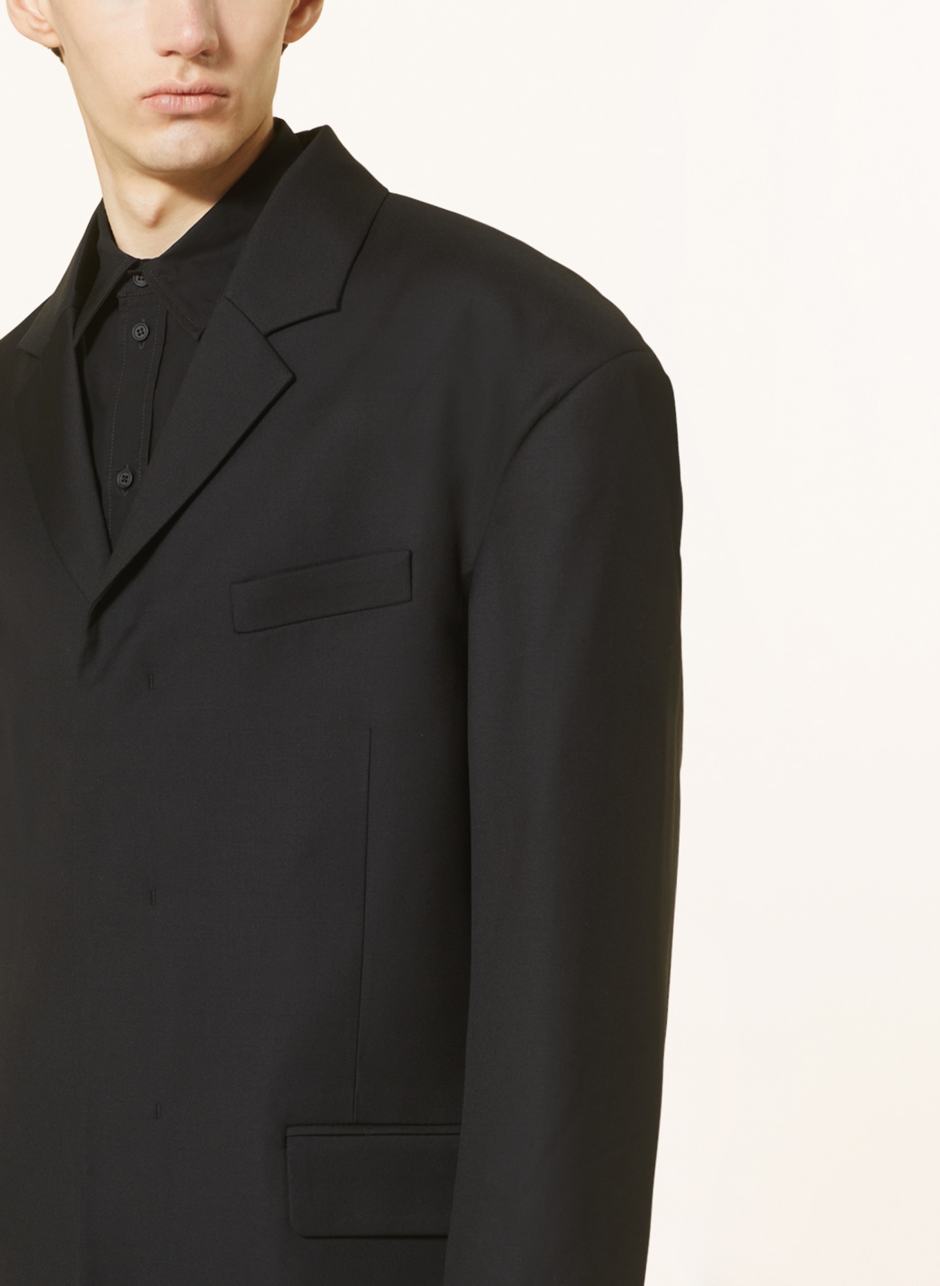 032c Tailored jacket ORION regular fit, Color: BLACK (Image 5)