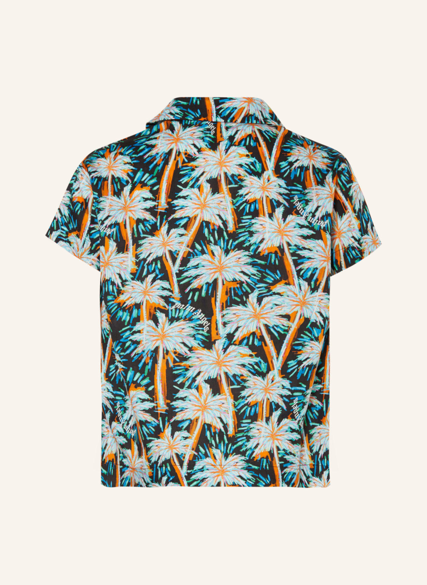 Palm Angels Koszula z klapami, Kolor: CZARNY/ POMARAŃCZOWY/ NIEBIESKI (Obrazek 2)