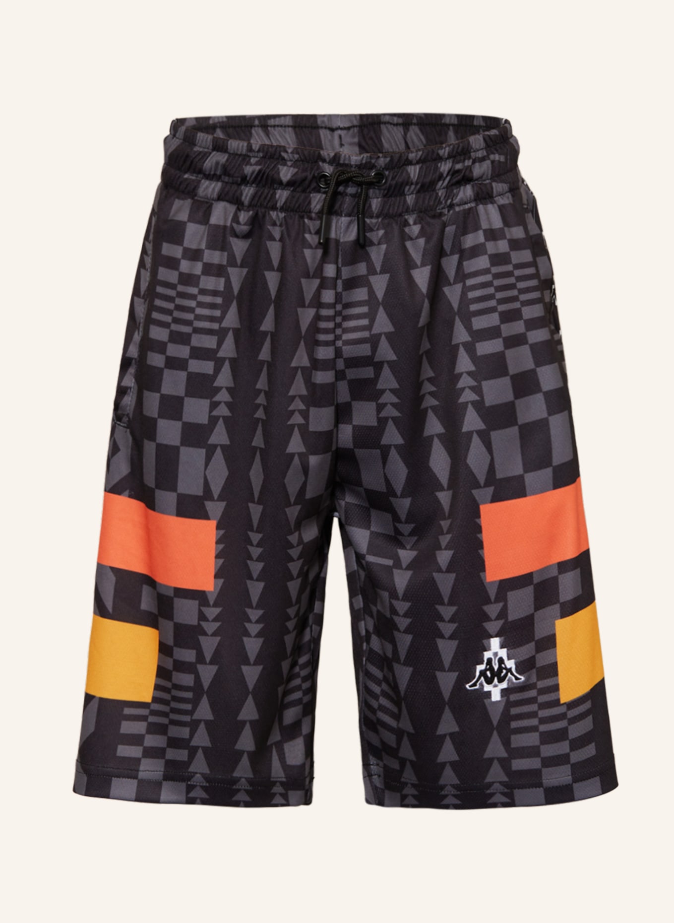 MARCELO BURLON Shorts, Farbe: SCHWARZ/ KHAKI (Bild 1)
