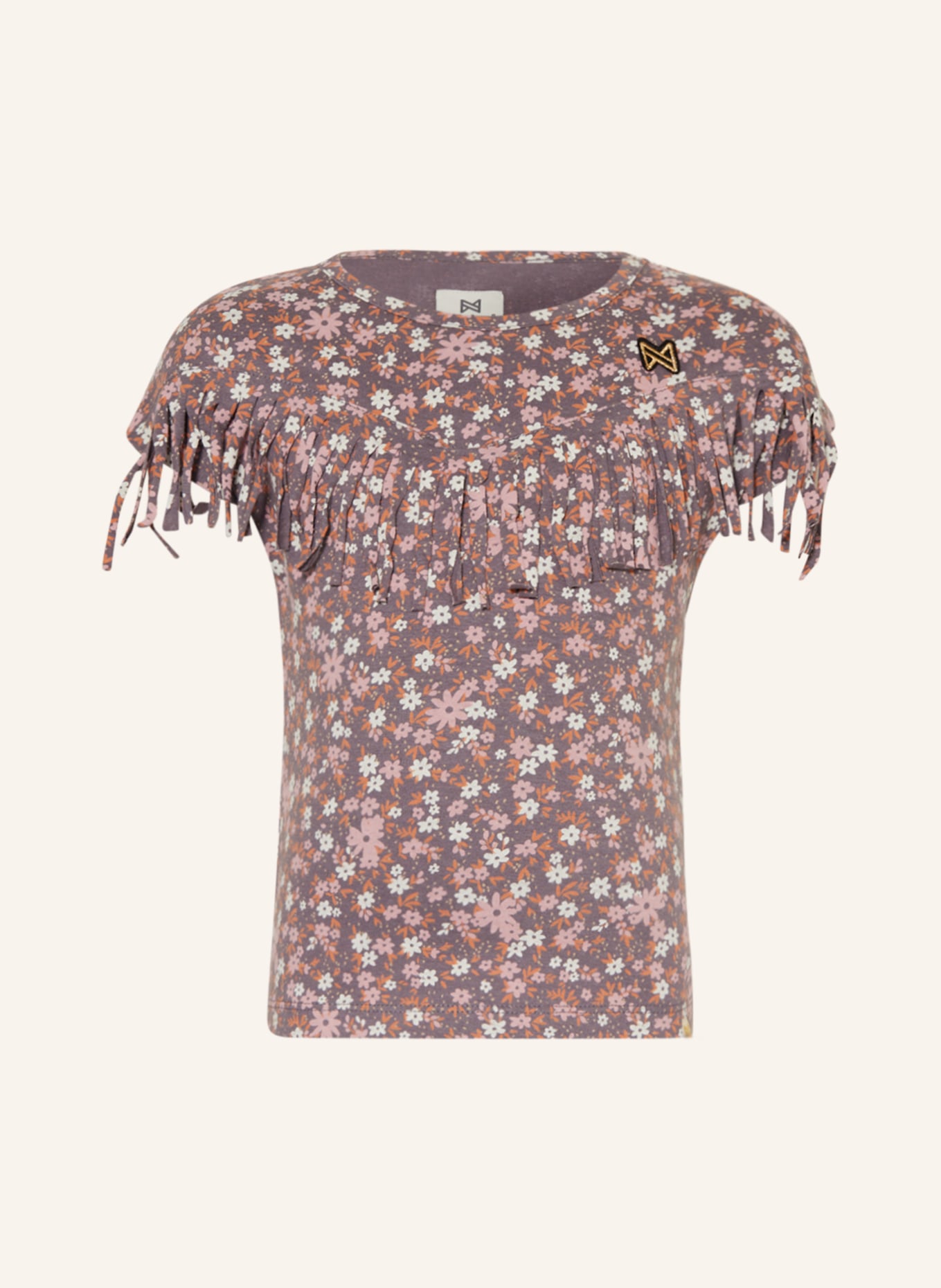 Koko Noko T-Shirt, Farbe: GRAU/ ROSÉ/ ORANGE (Bild 1)