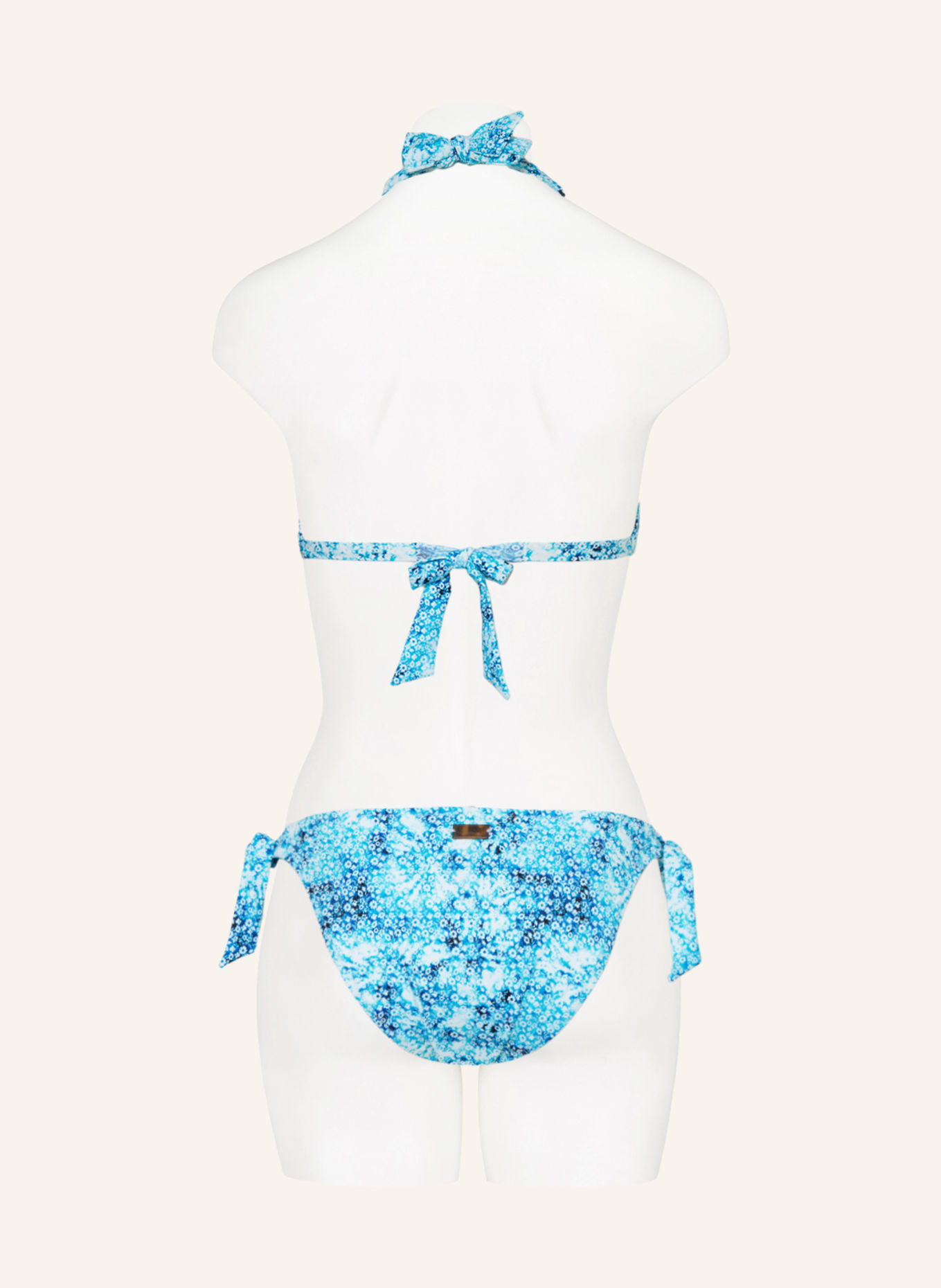 VILEBREQUIN Triangel-Bikini-Hose FLOWERS TIE & DYE, Farbe: BLAU/ TÜRKIS (Bild 3)