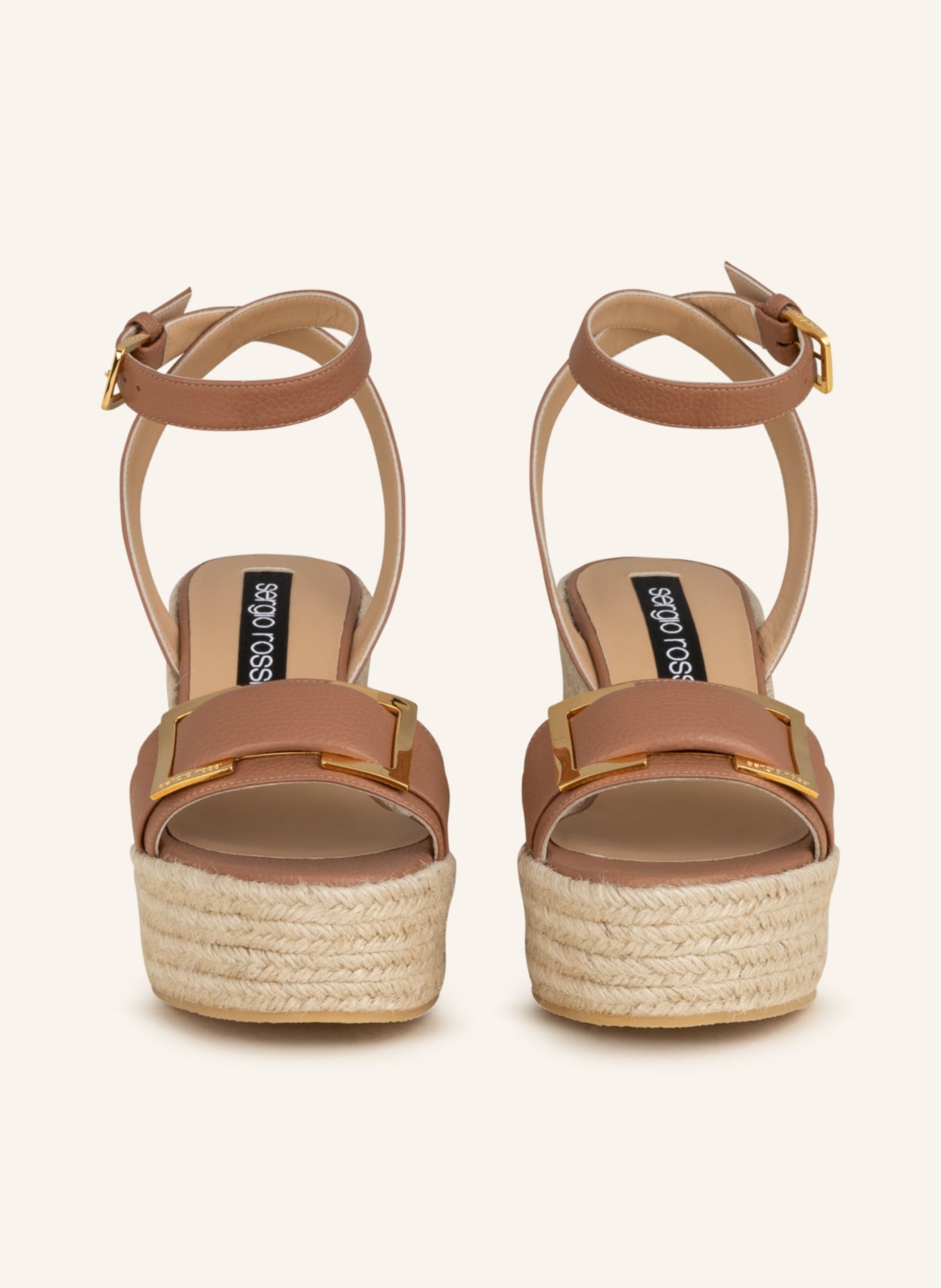sergio rossi Wedges, Color: CAMEL (Image 3)