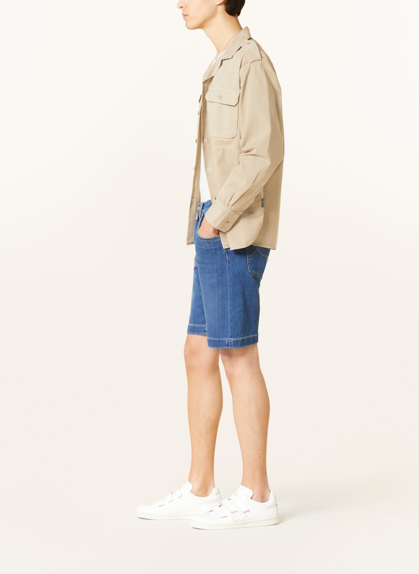JACOB COHEN Szorty jeansowe slim fit, Kolor: 334D Mid Blue (Obrazek 4)