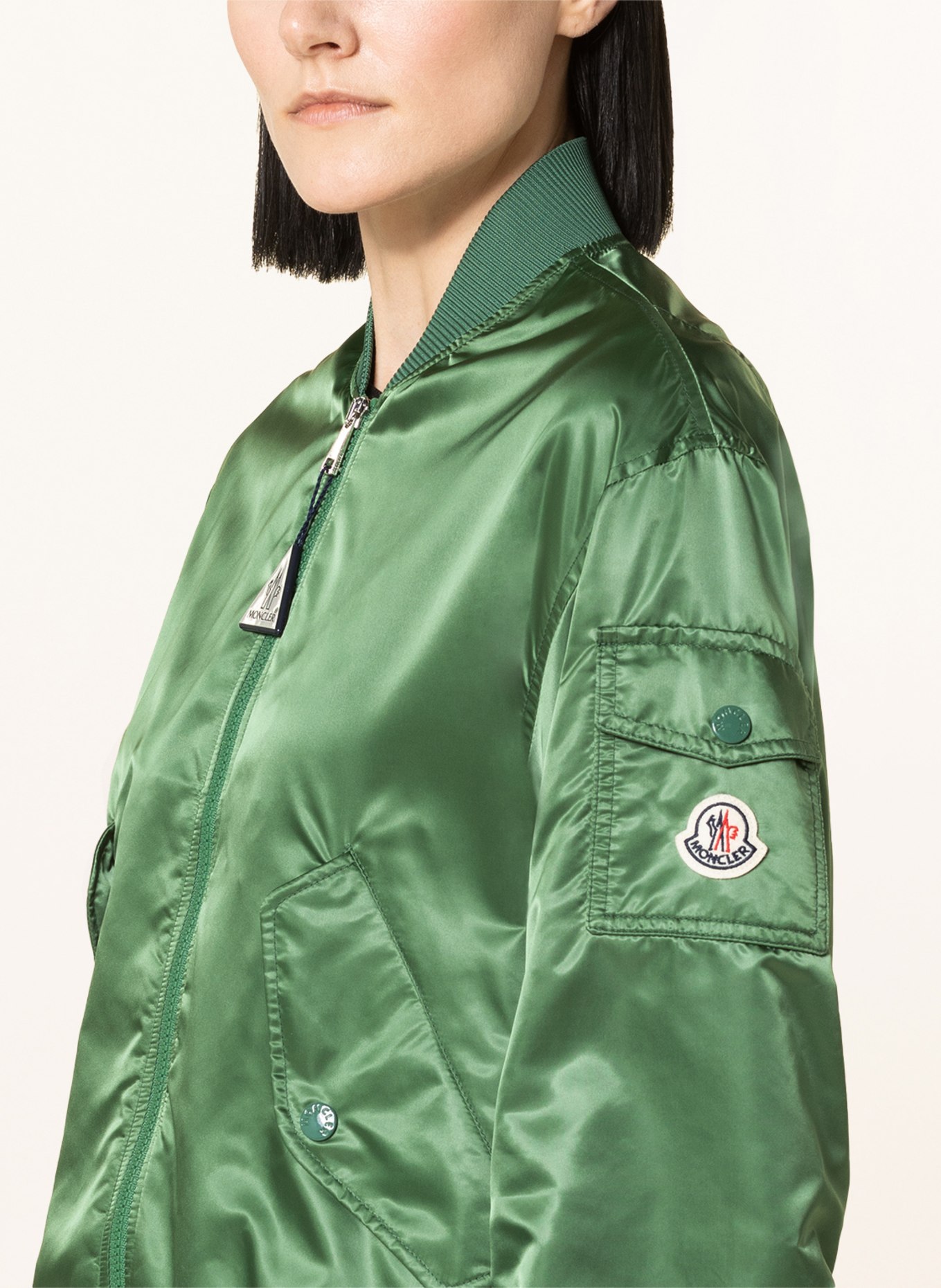 【24SS NEW】MONCLER_woman / Ter ボンバージャケット / Green 24SS NEW】MONCLER_woman / Ter ボンバージャケット / Green