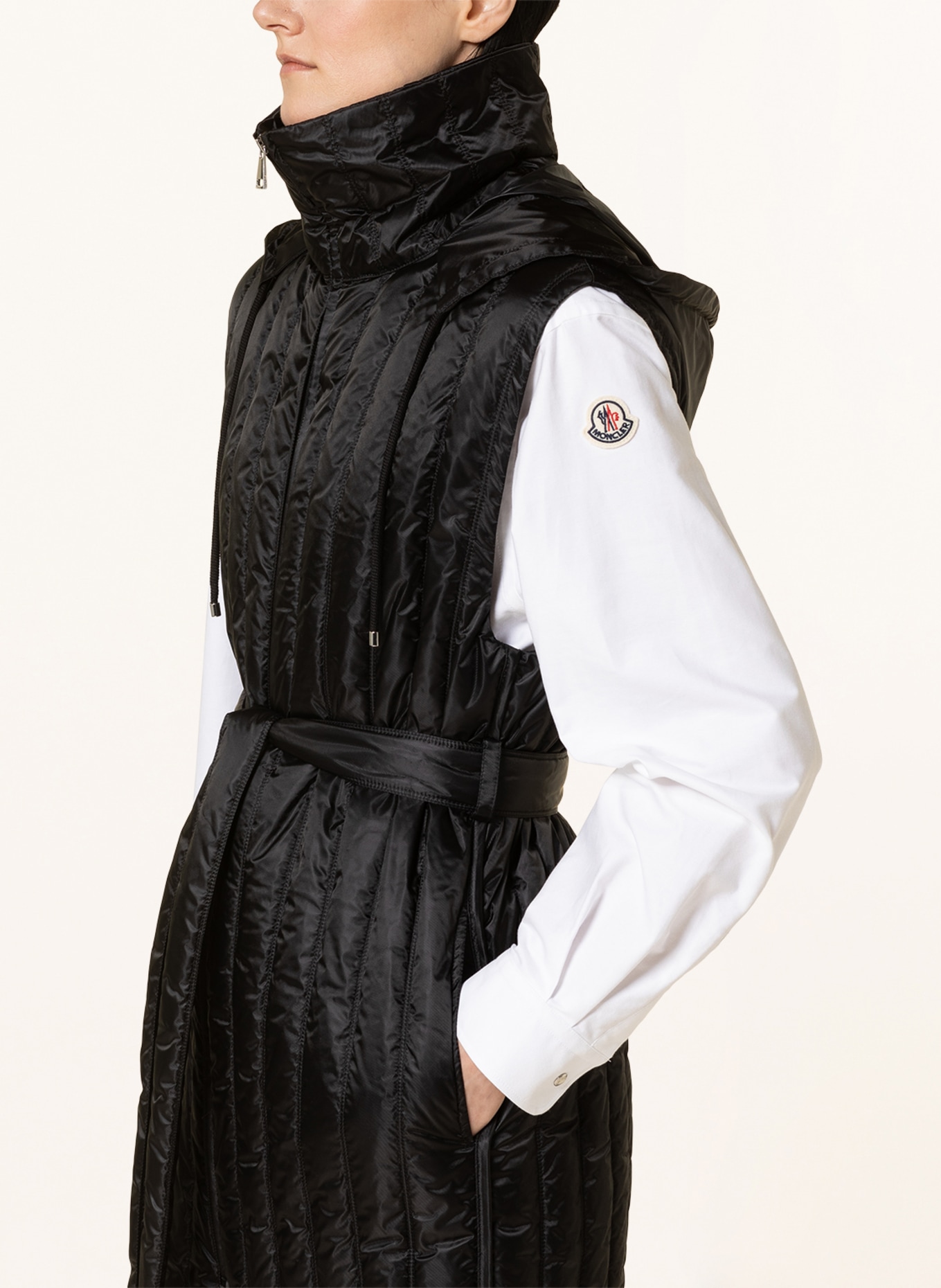 MONCLER Down vest DRAVA, Color: BLACK (Image 5)