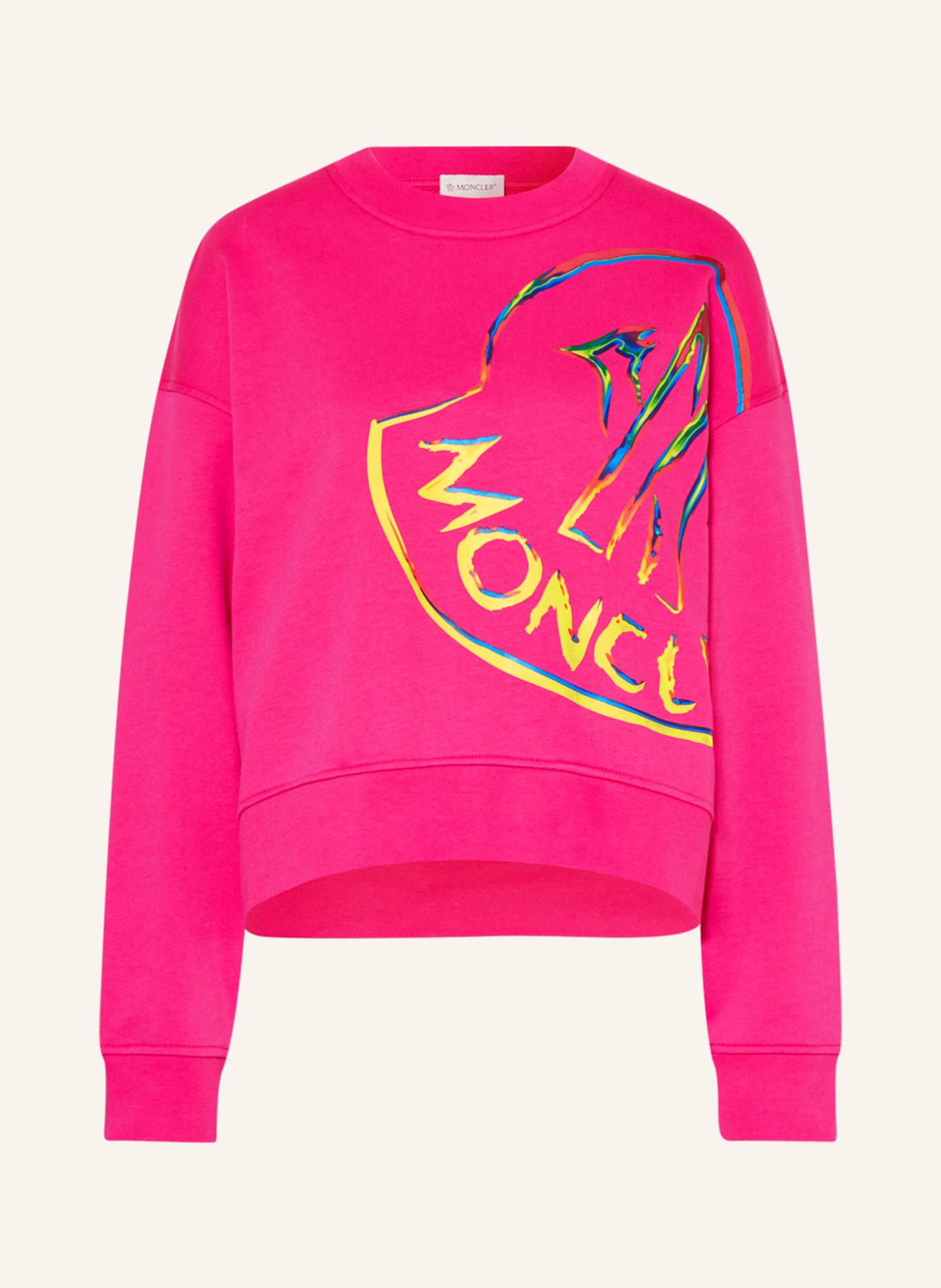 MONCLER Oversized sweatshirt, Color: PINK (Image 1)
