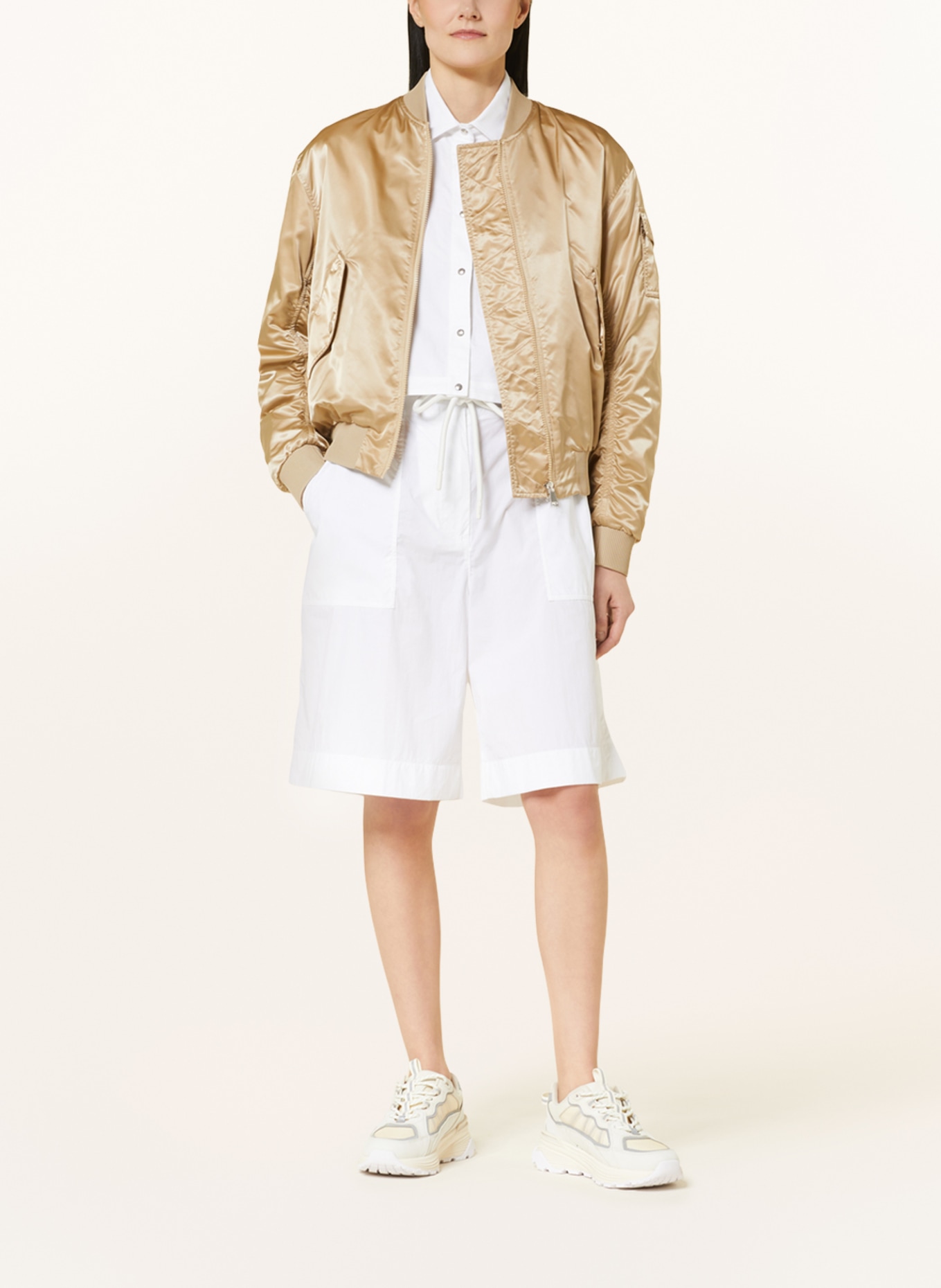 MONCLER Shorts, Color: WHITE (Image 2)