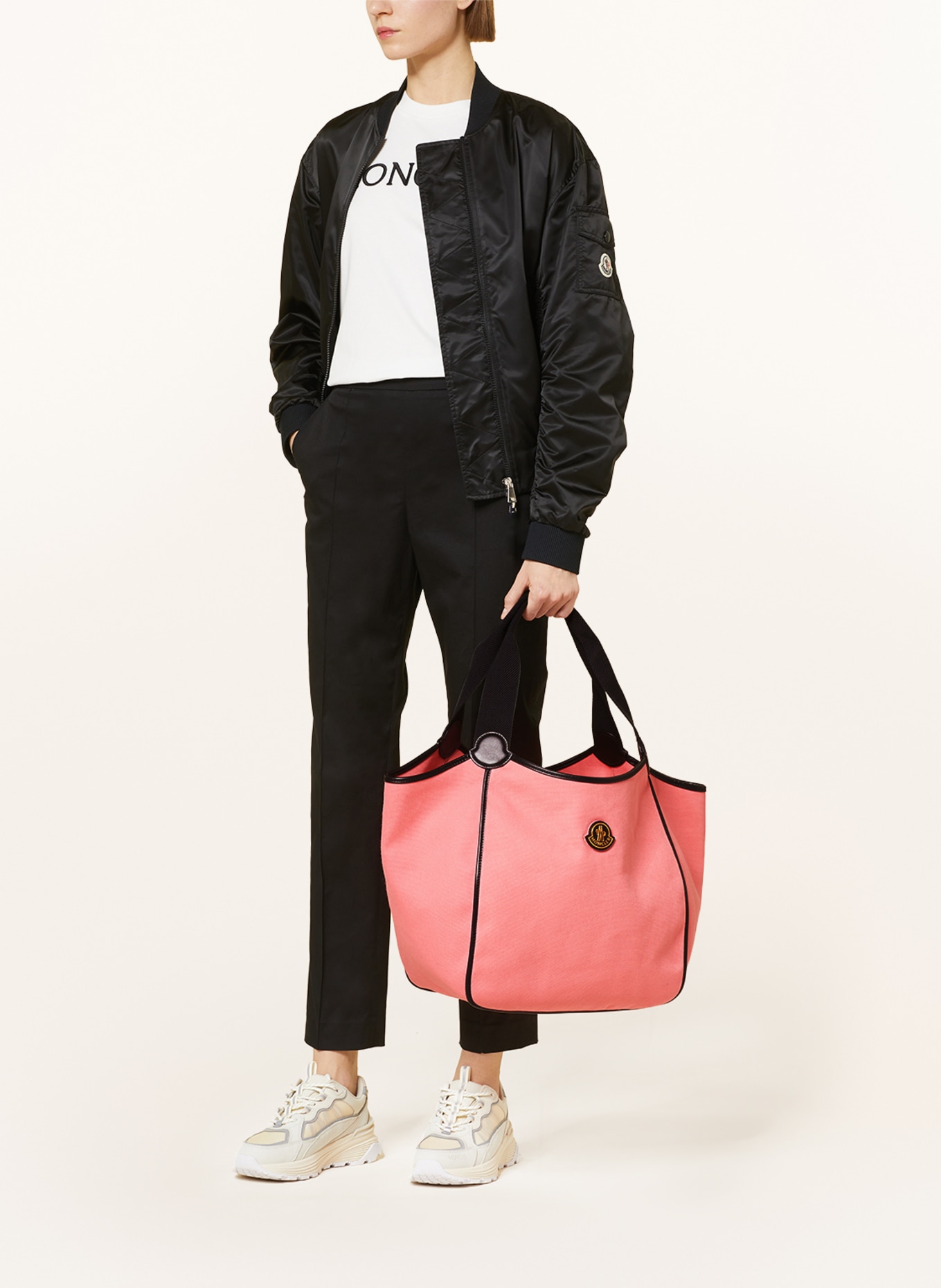MONCLER Shopper NALANI with pouch, Color: PINK (Image 4)