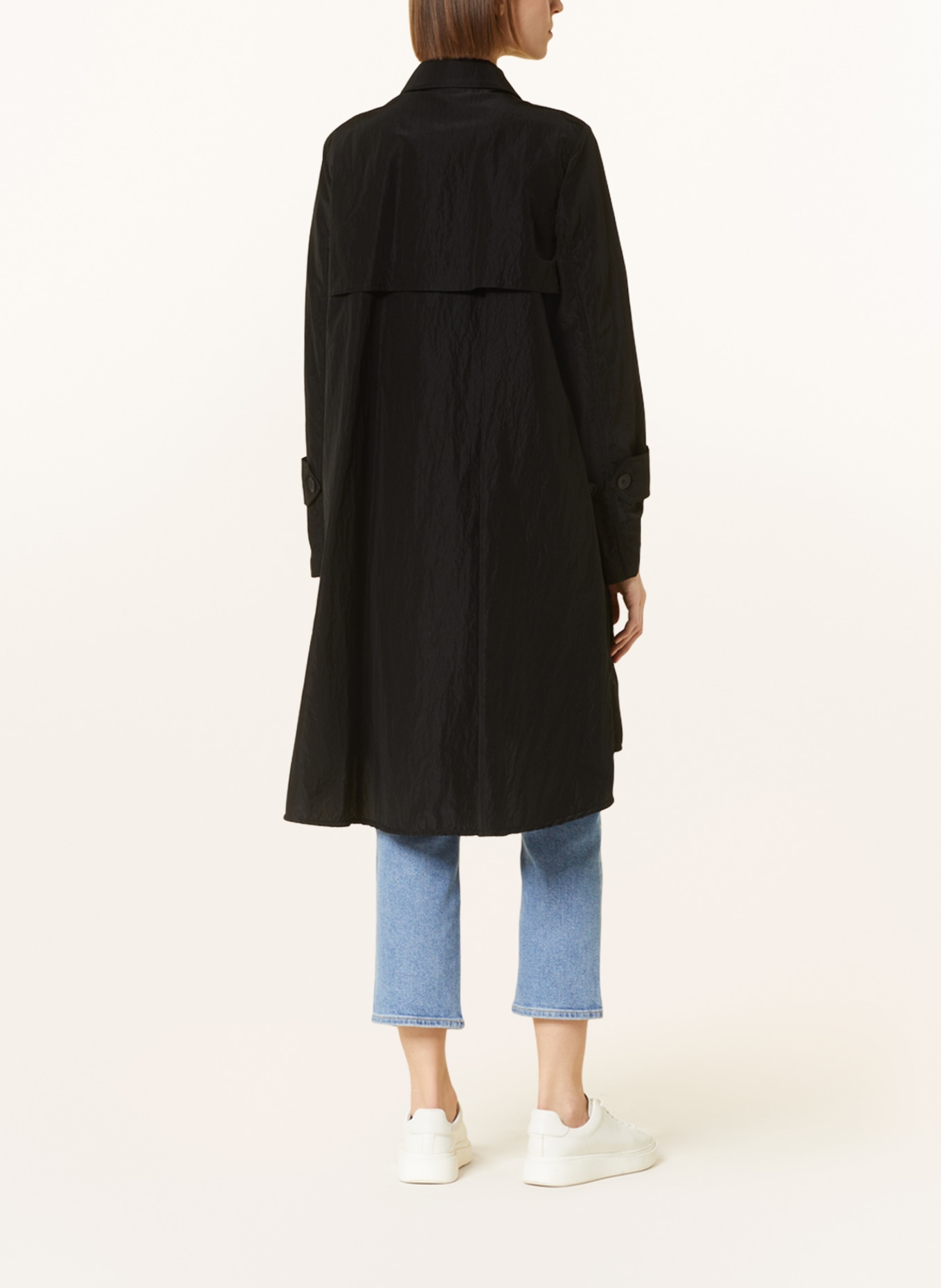 PEUTEREY Trench coat ABEBA, Color: BLACK (Image 3)