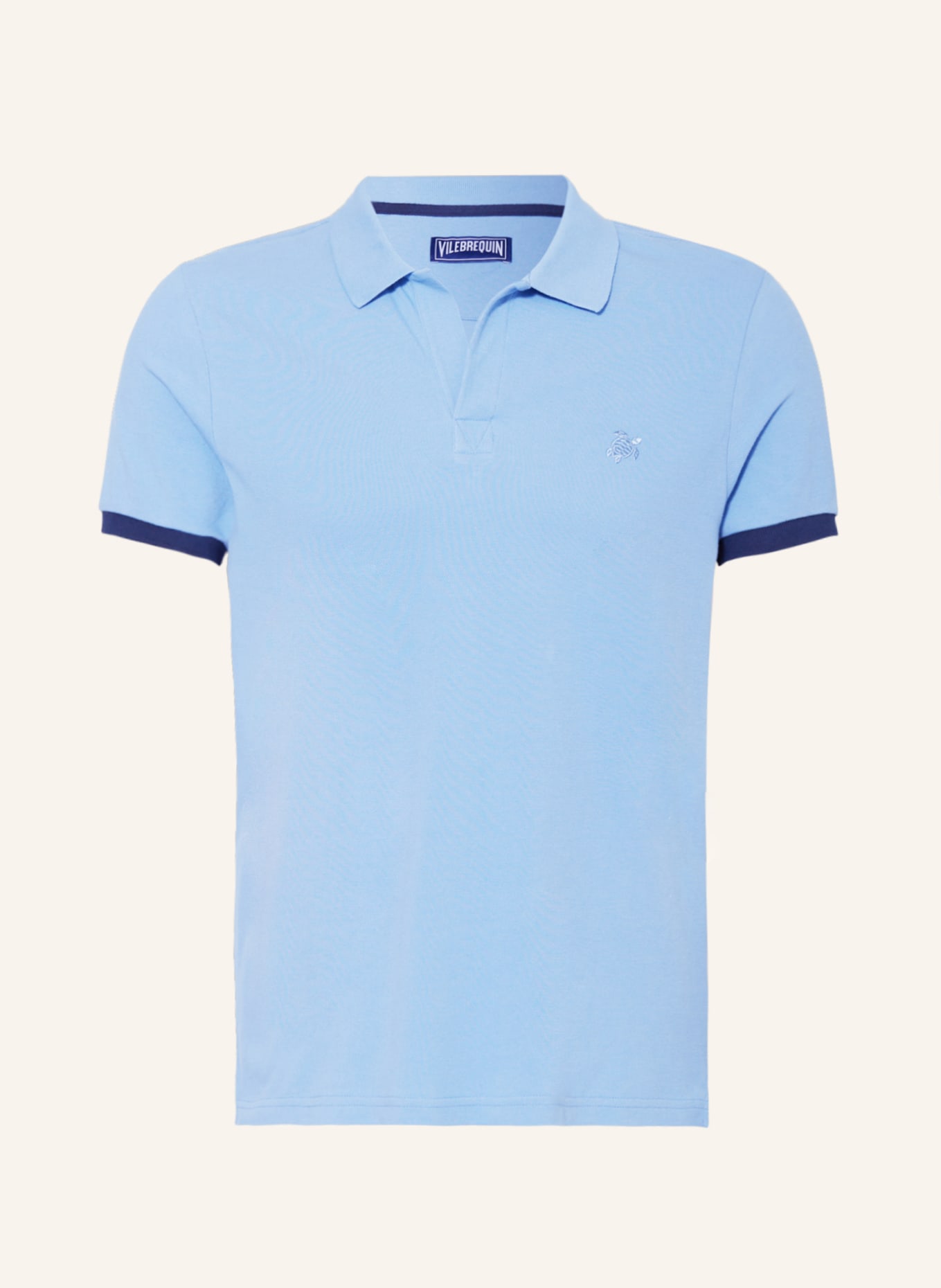 VILEBREQUIN Piqué polo shirt, Color: LIGHT BLUE (Image 1)