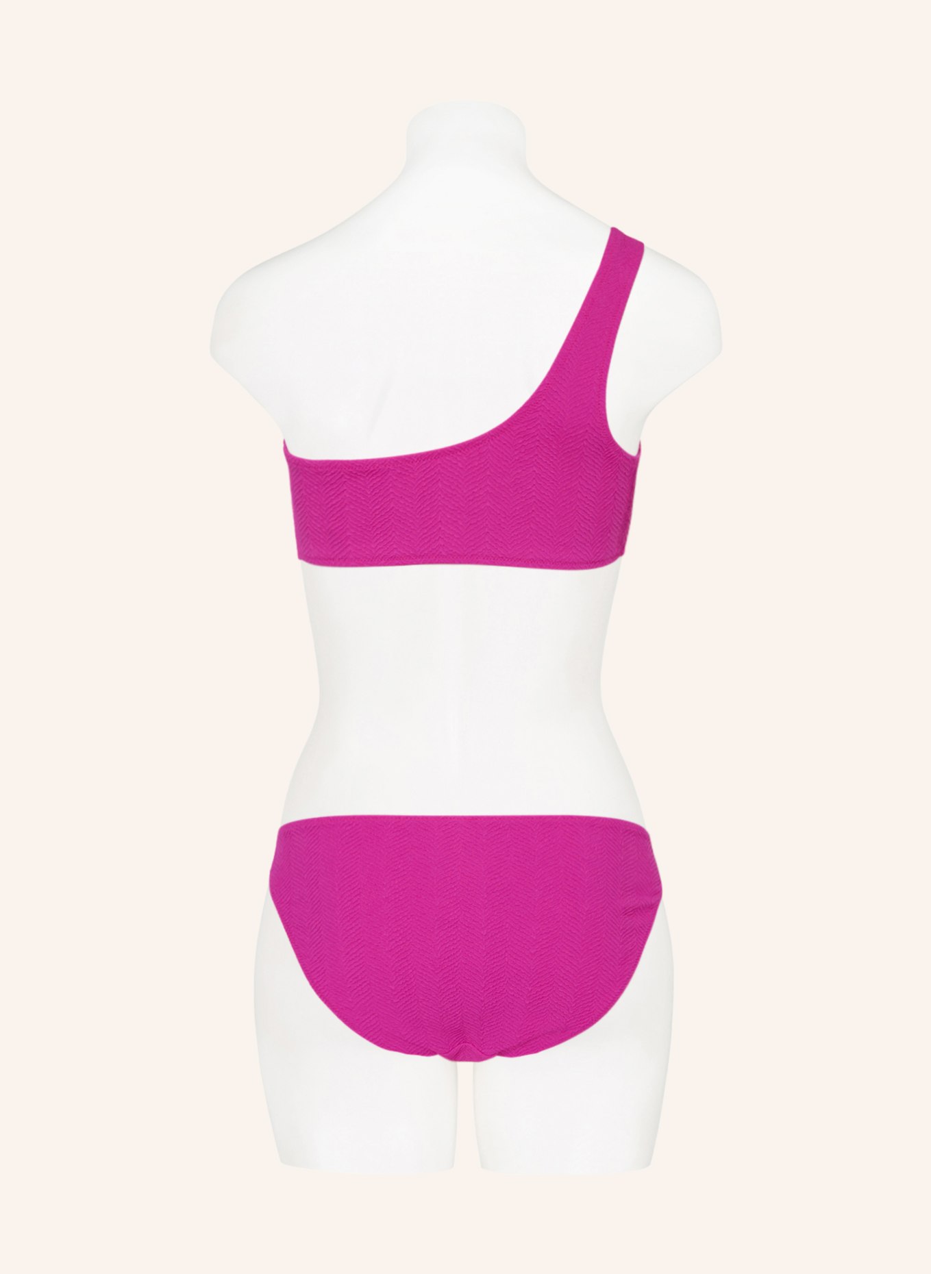 MARIE JO One-shoulder bikini top MAIAO, Color: PINK (Image 3)