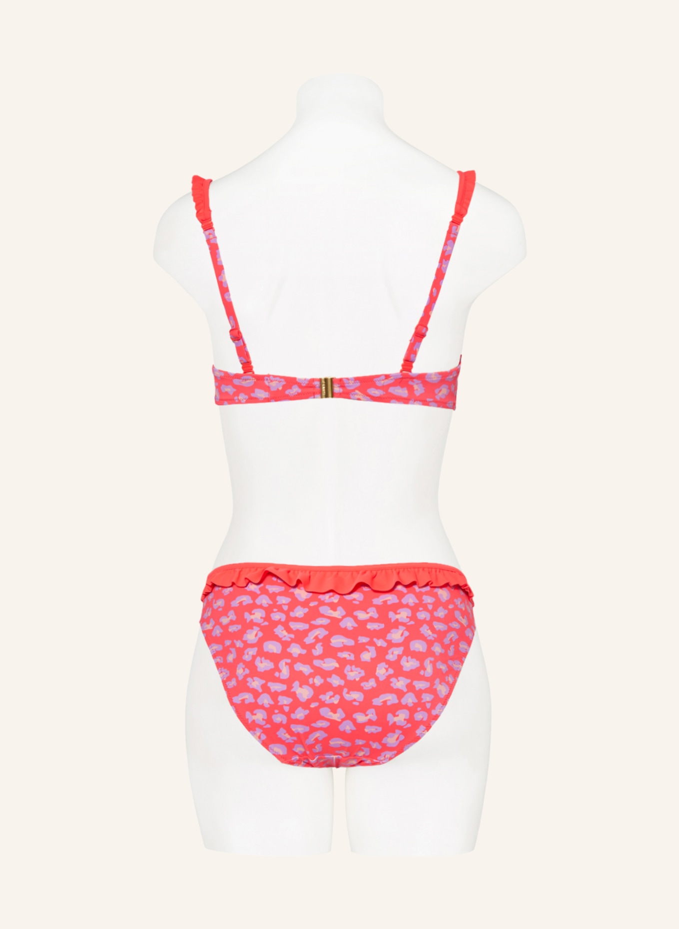 MARIE JO Push-up bikini top LA GOMERA, Color: NEON PINK/ LIGHT PURPLE (Image 3)