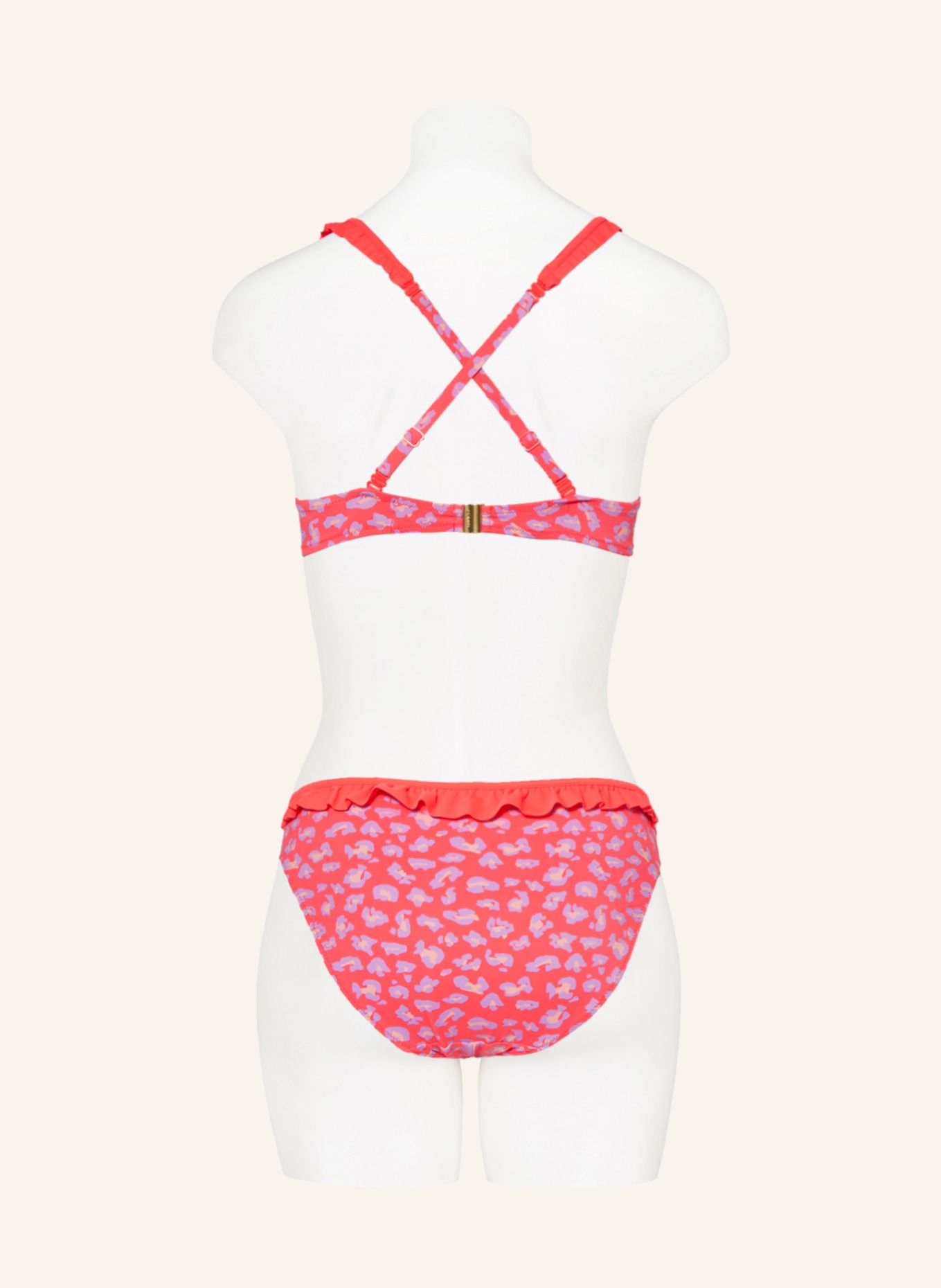 MARIE JO Push-up bikini top LA GOMERA, Color: NEON PINK/ LIGHT PURPLE (Image 5)