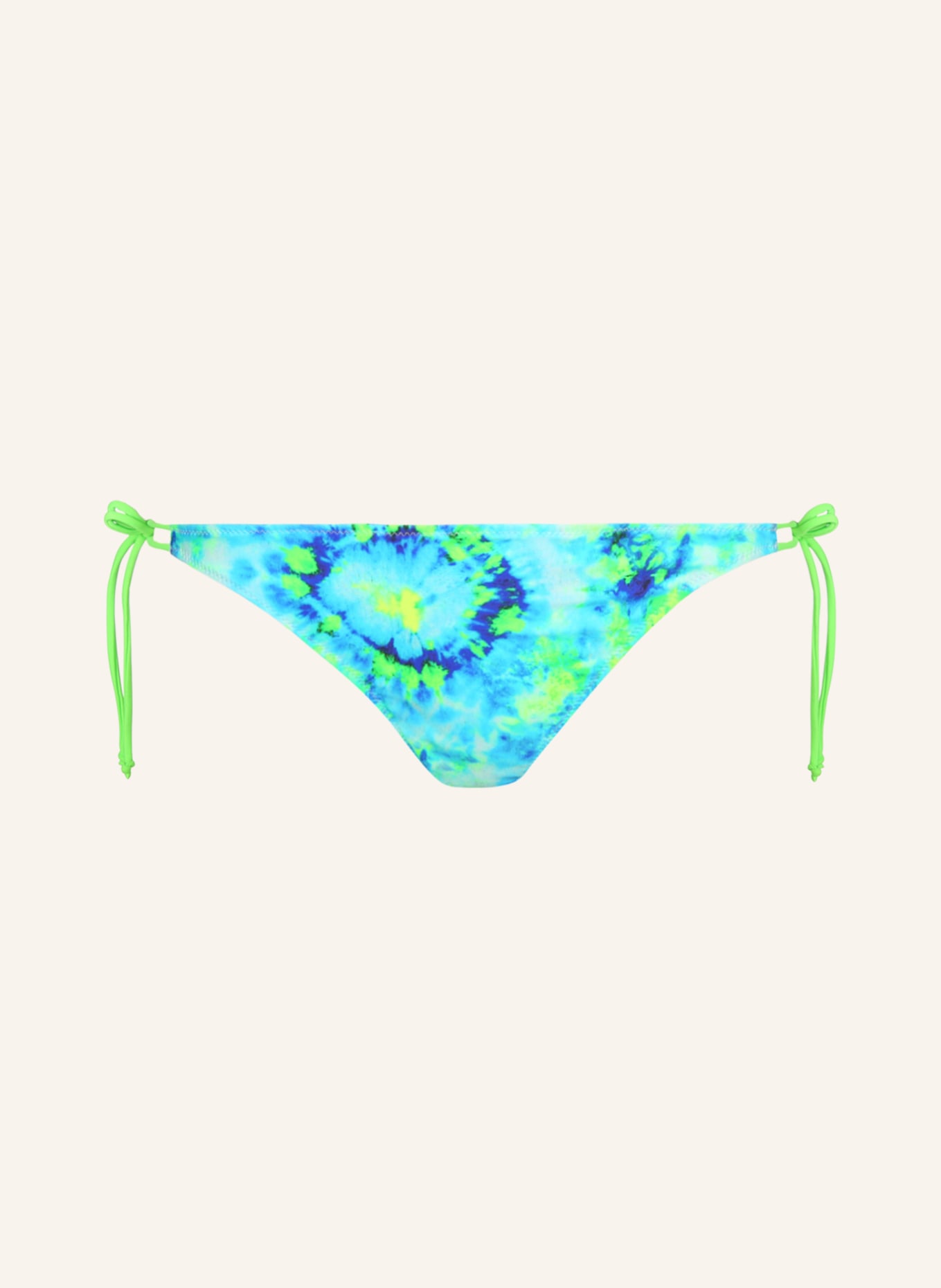 MARIE JO Triangle bikini bottoms SARDEGNA, Color: NEON BLUE/ NEON YELLOW (Image 1)
