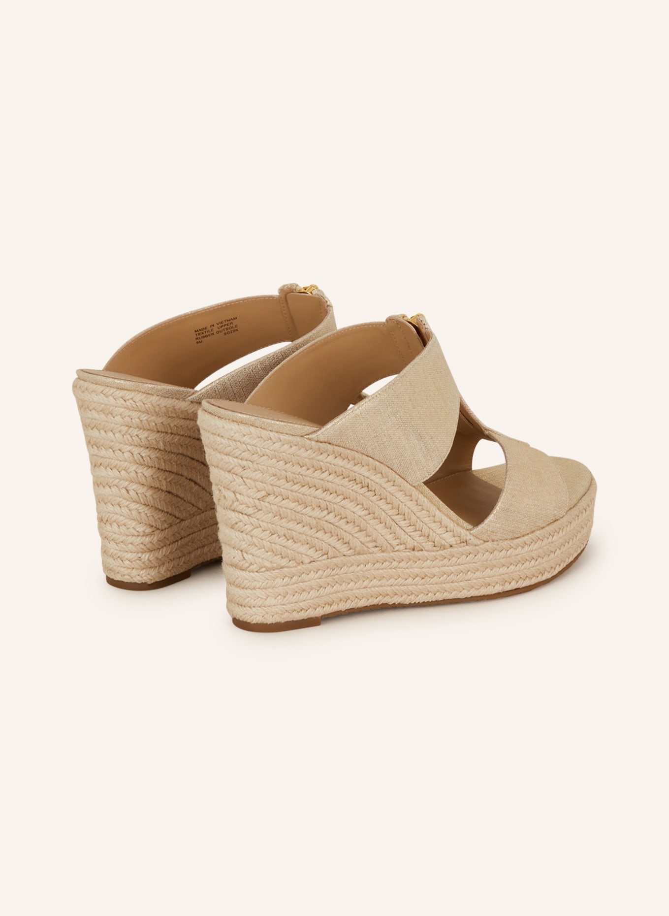 MICHAEL KORS Wedges BRADLEY with glitter thread, Color: GOLD (Image 2)