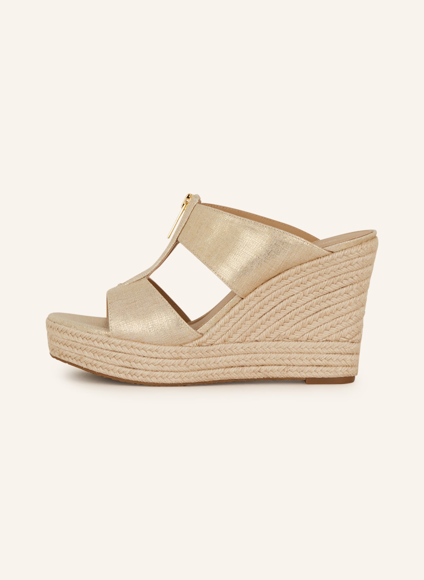 MICHAEL KORS Wedges BRADLEY with glitter thread, Color: GOLD (Image 4)