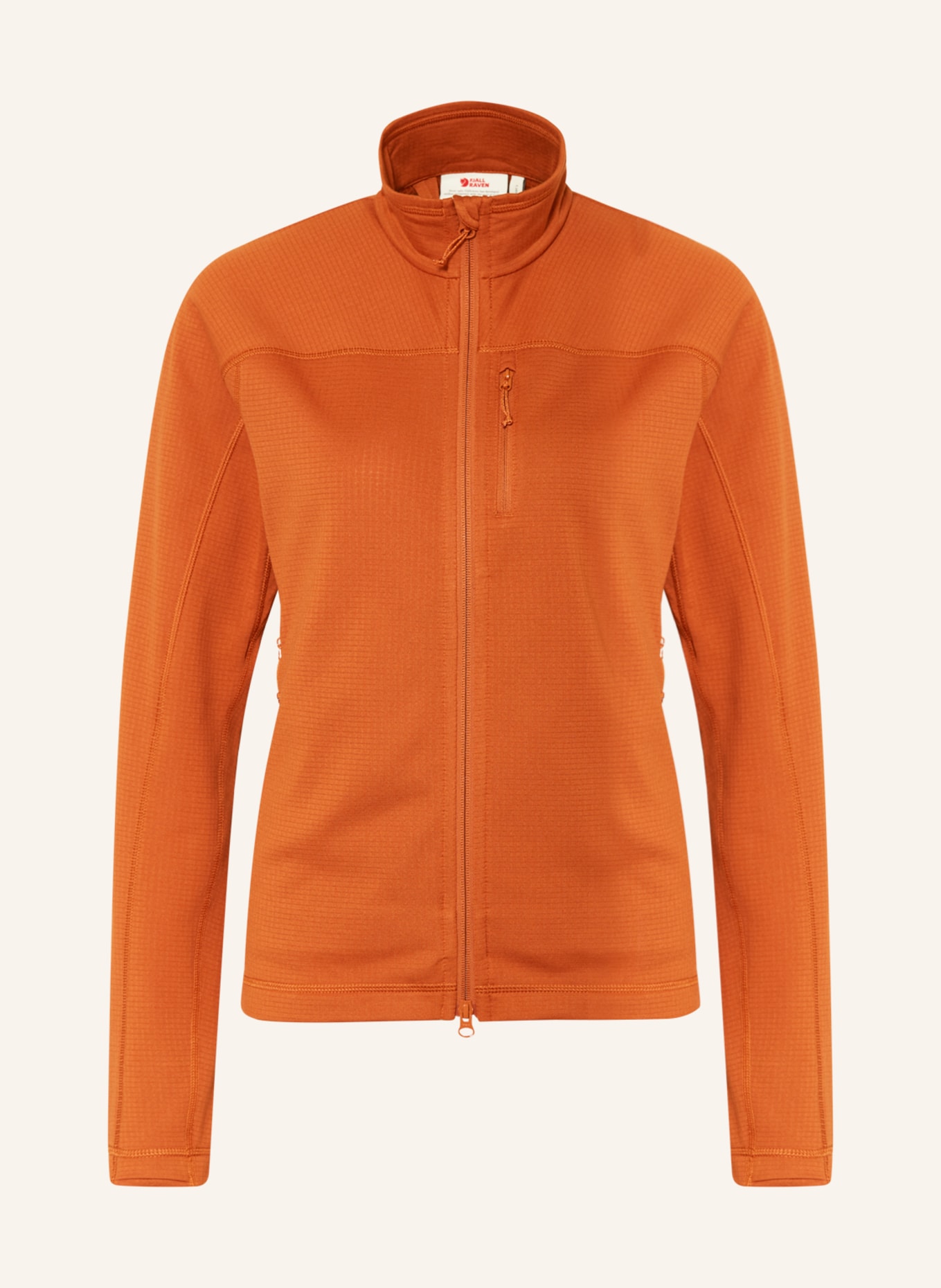 FJÄLLRÄVEN Fleece jacket ABISKO LITE, Color: DARK ORANGE (Image 1)