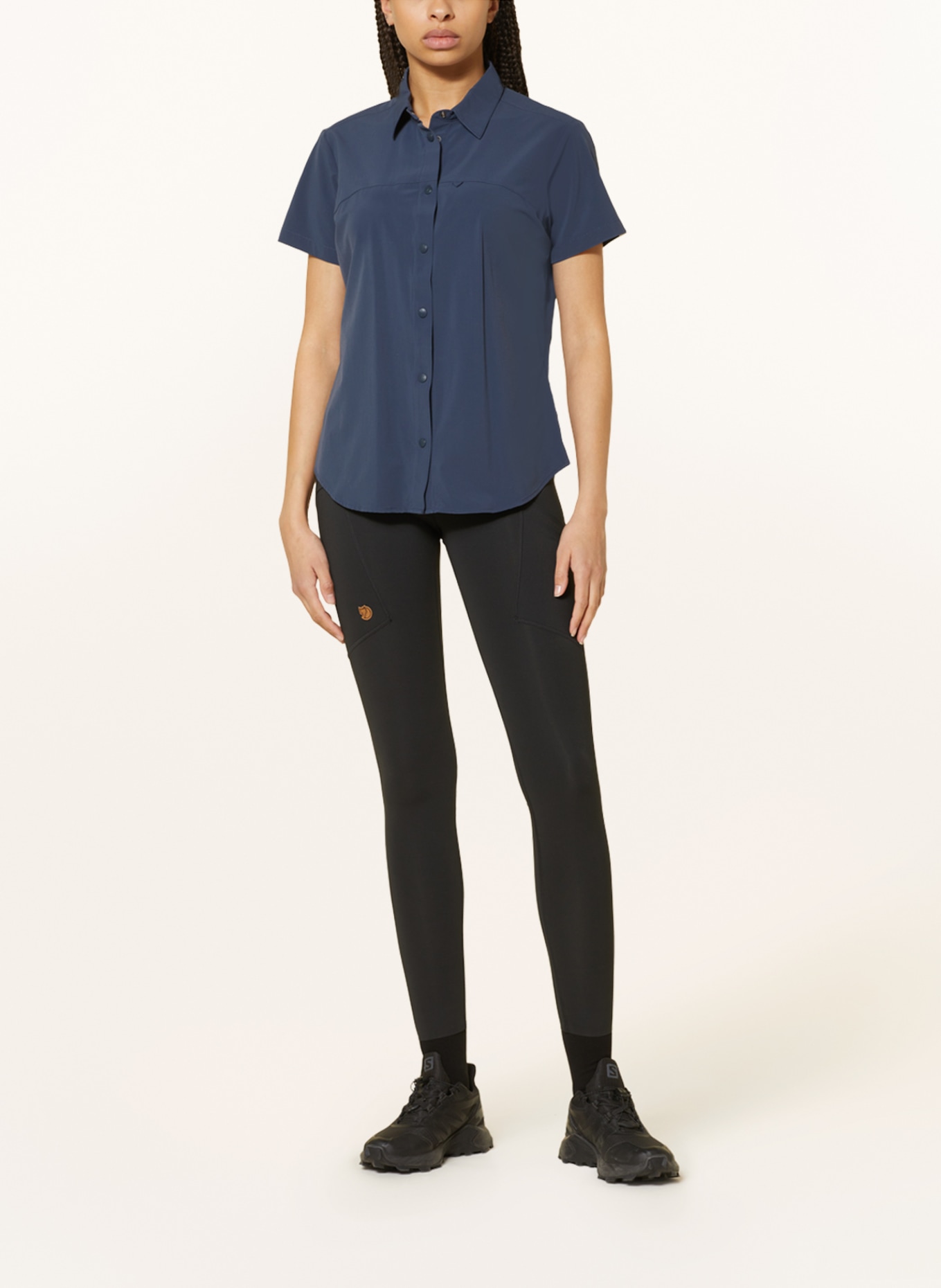 FJÄLLRÄVEN Outdoor blouse, Color: DARK BLUE (Image 2)