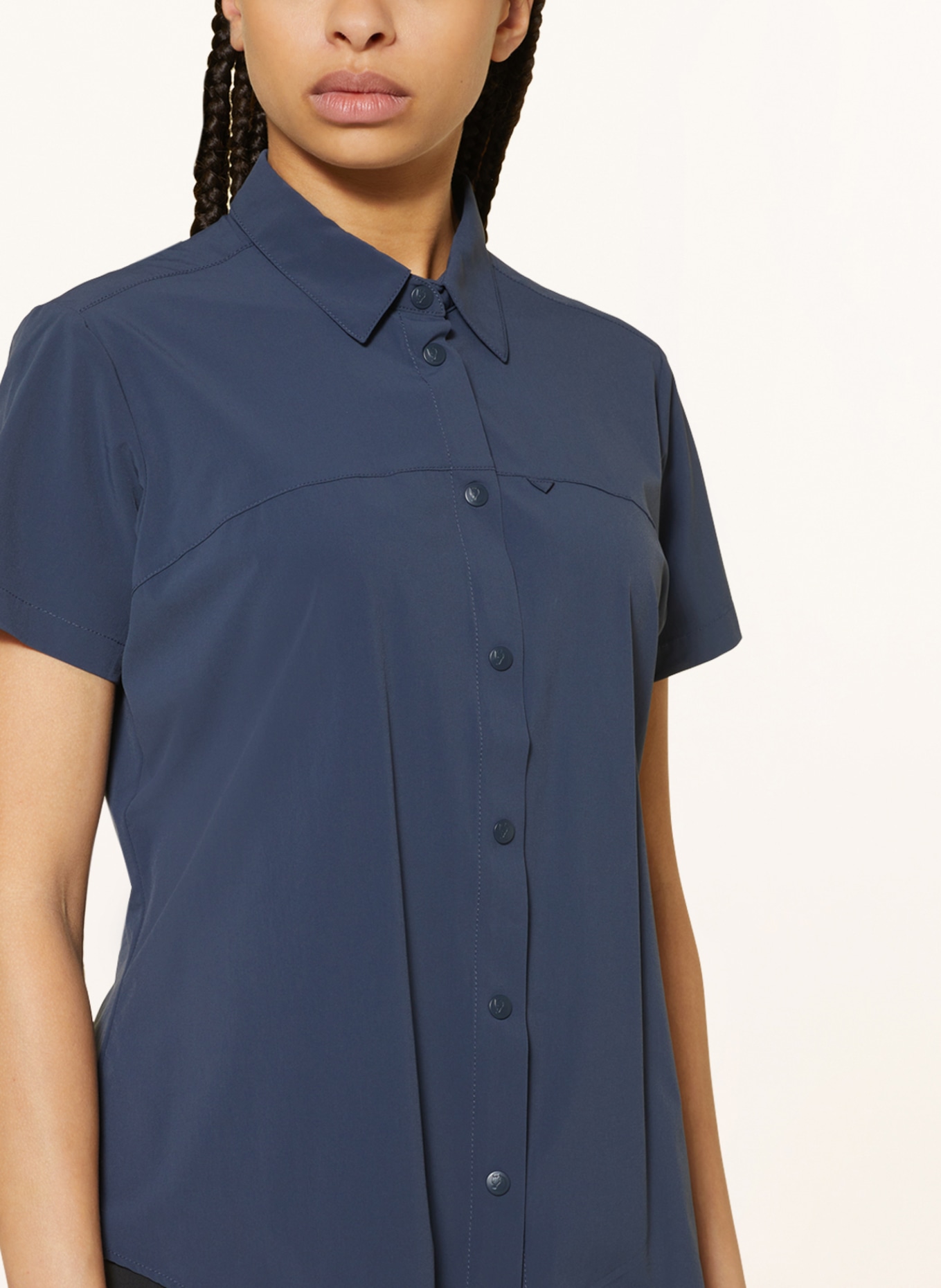 FJÄLLRÄVEN Outdoor blouse, Color: DARK BLUE (Image 4)