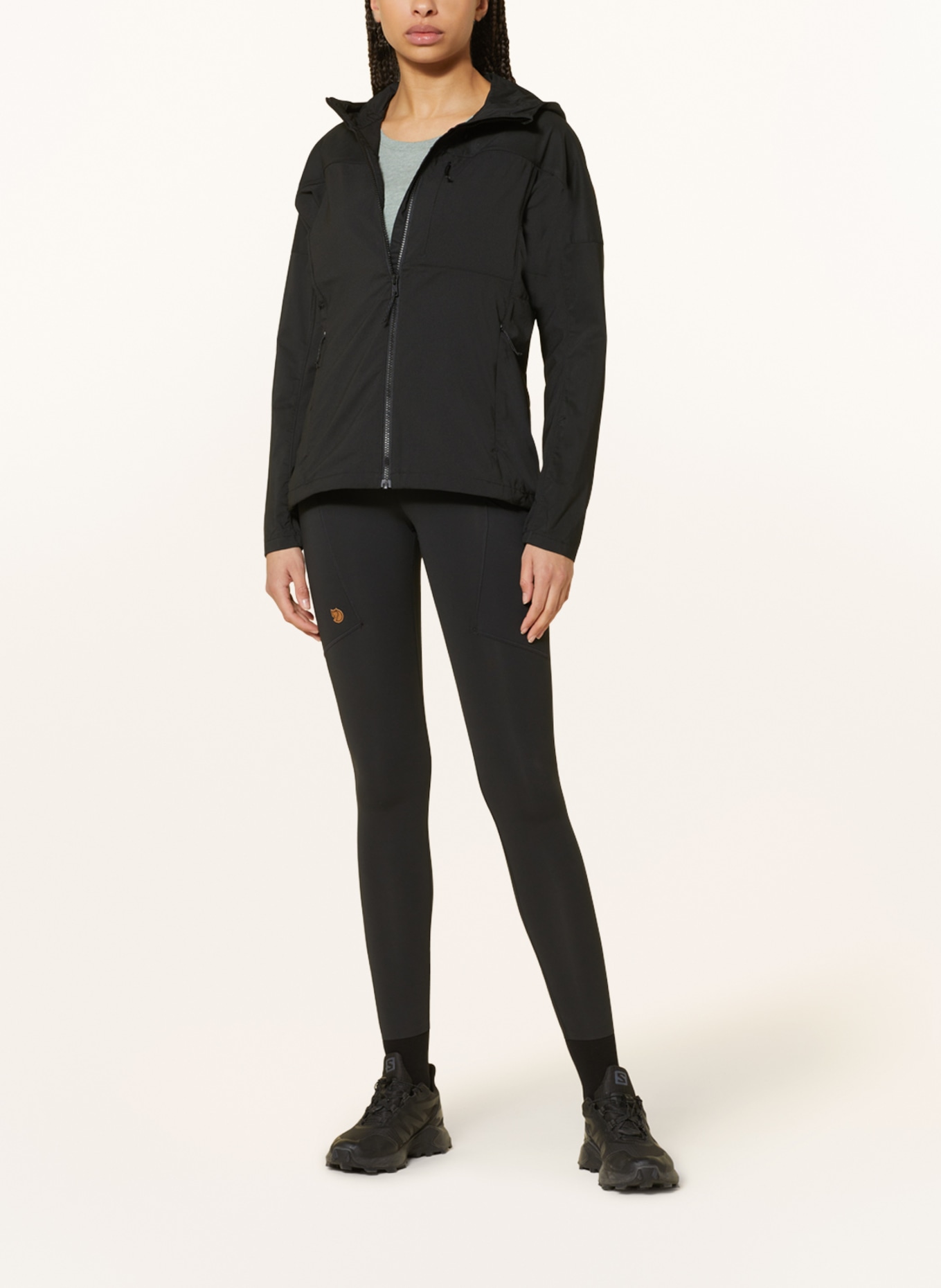 FJÄLLRÄVEN Outdoor jacket ABISKO, Color: BLACK (Image 2)