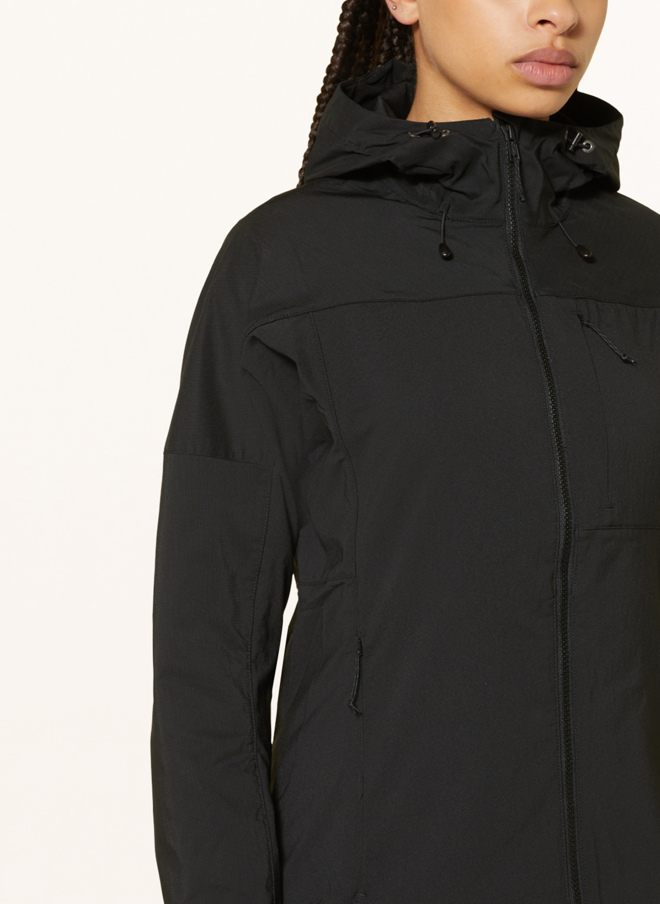 FJÄLLRÄVEN Outdoor jacket ABISKO, Color: BLACK (Image 5)