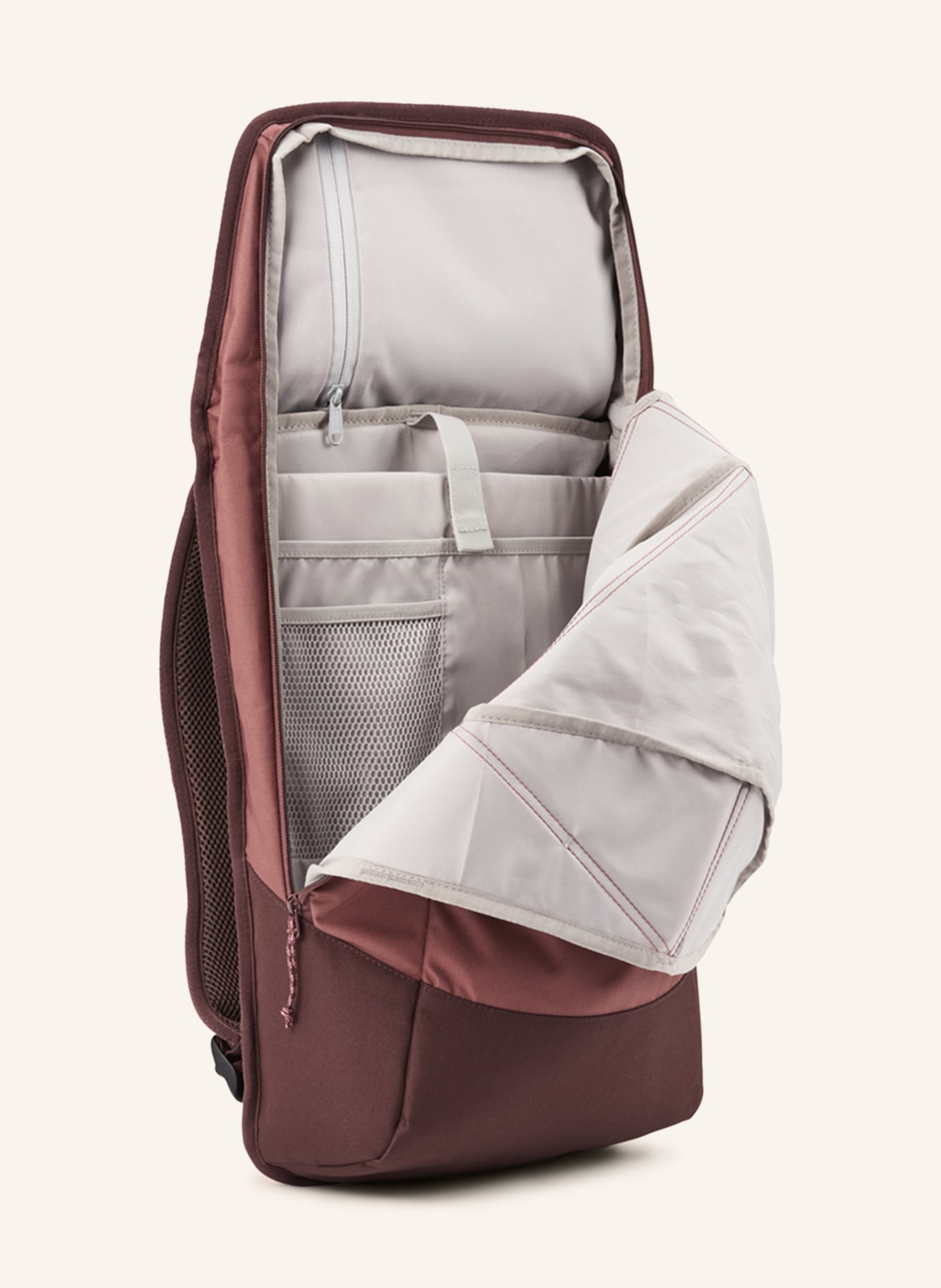 AEVOR Backpack DAYPACK PROOF 18 l with laptop compartment, Color: DUSKY PINK/ DARK BROWN (Image 5)