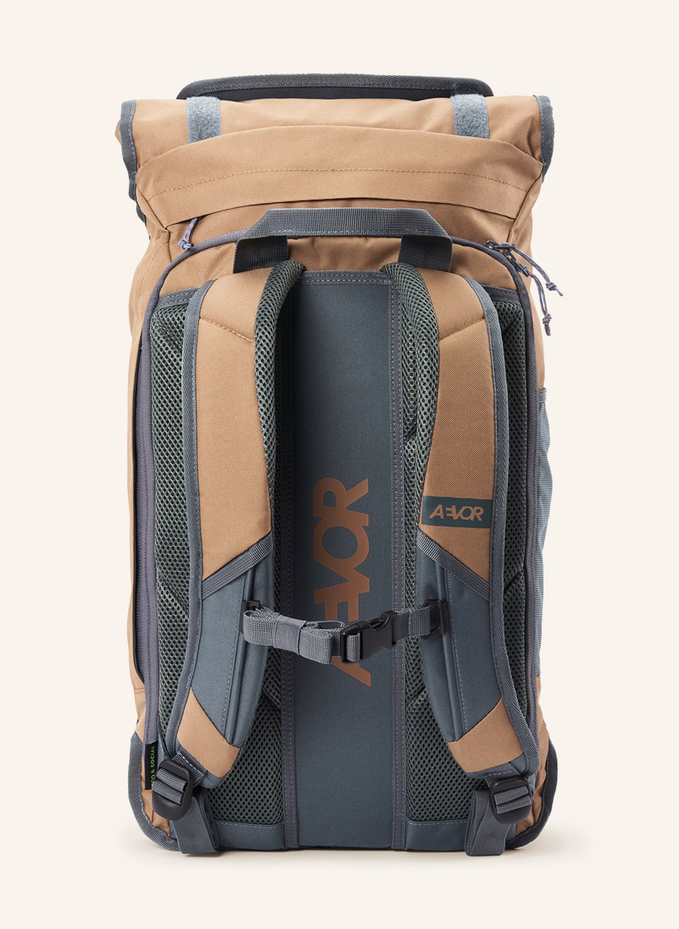 AEVOR Backpack TRIP PACK 26 l with laptop compartment, Color: BEIGE (Image 2)
