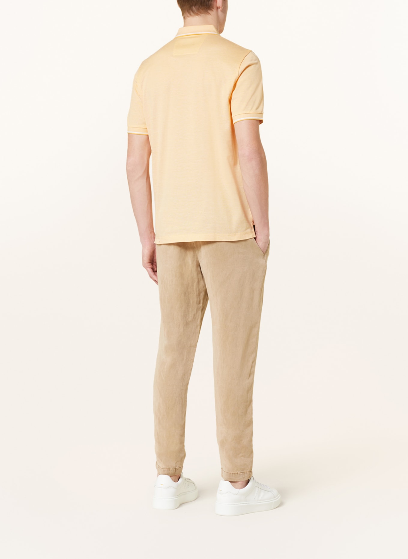 OLYMP Piqué-Poloshirt Modern Fit: HELLORANGE