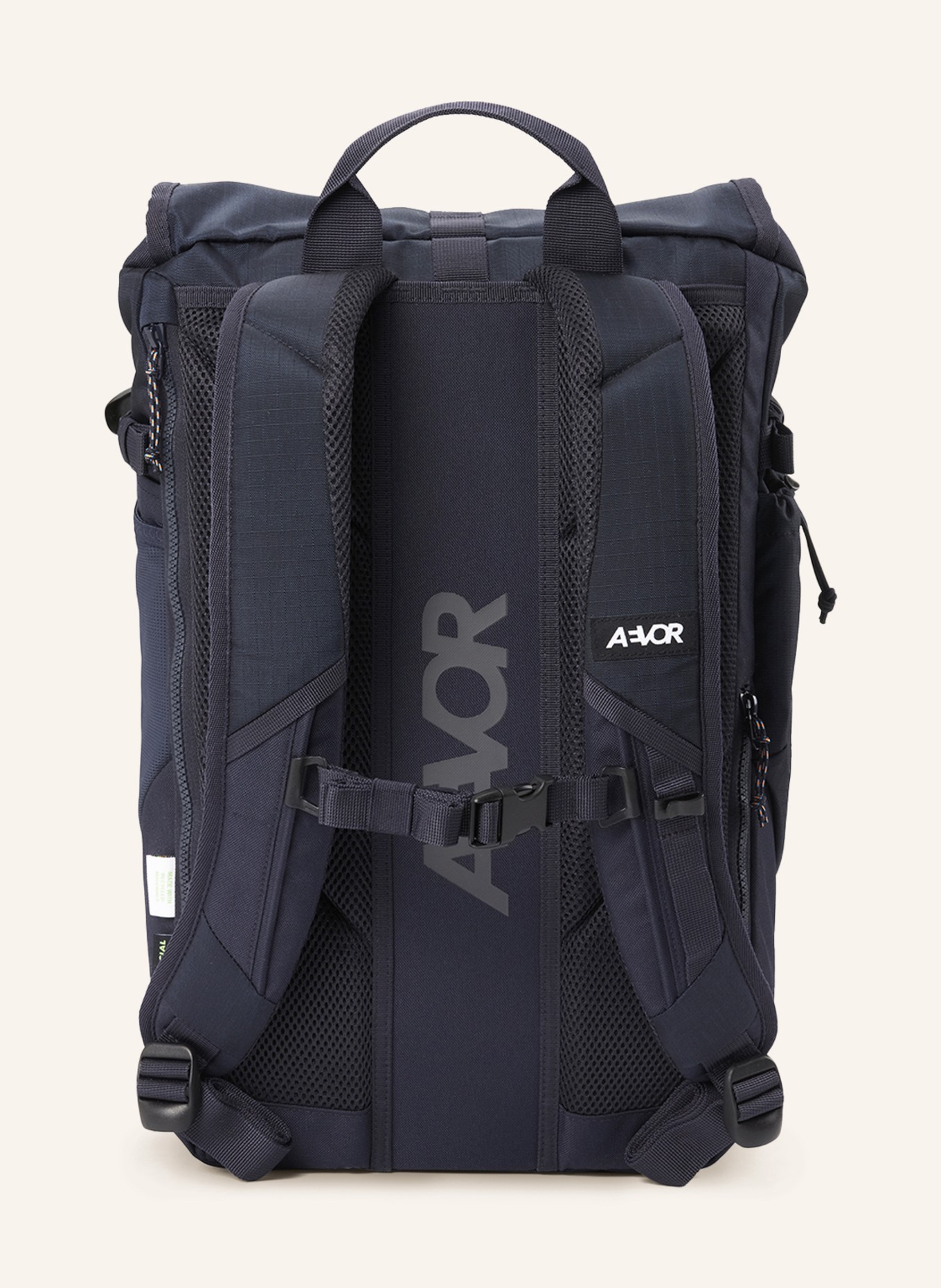AEVOR Backpack ROLL PACK 20 l with laptop compartment, Color: DARK BLUE (Image 2)