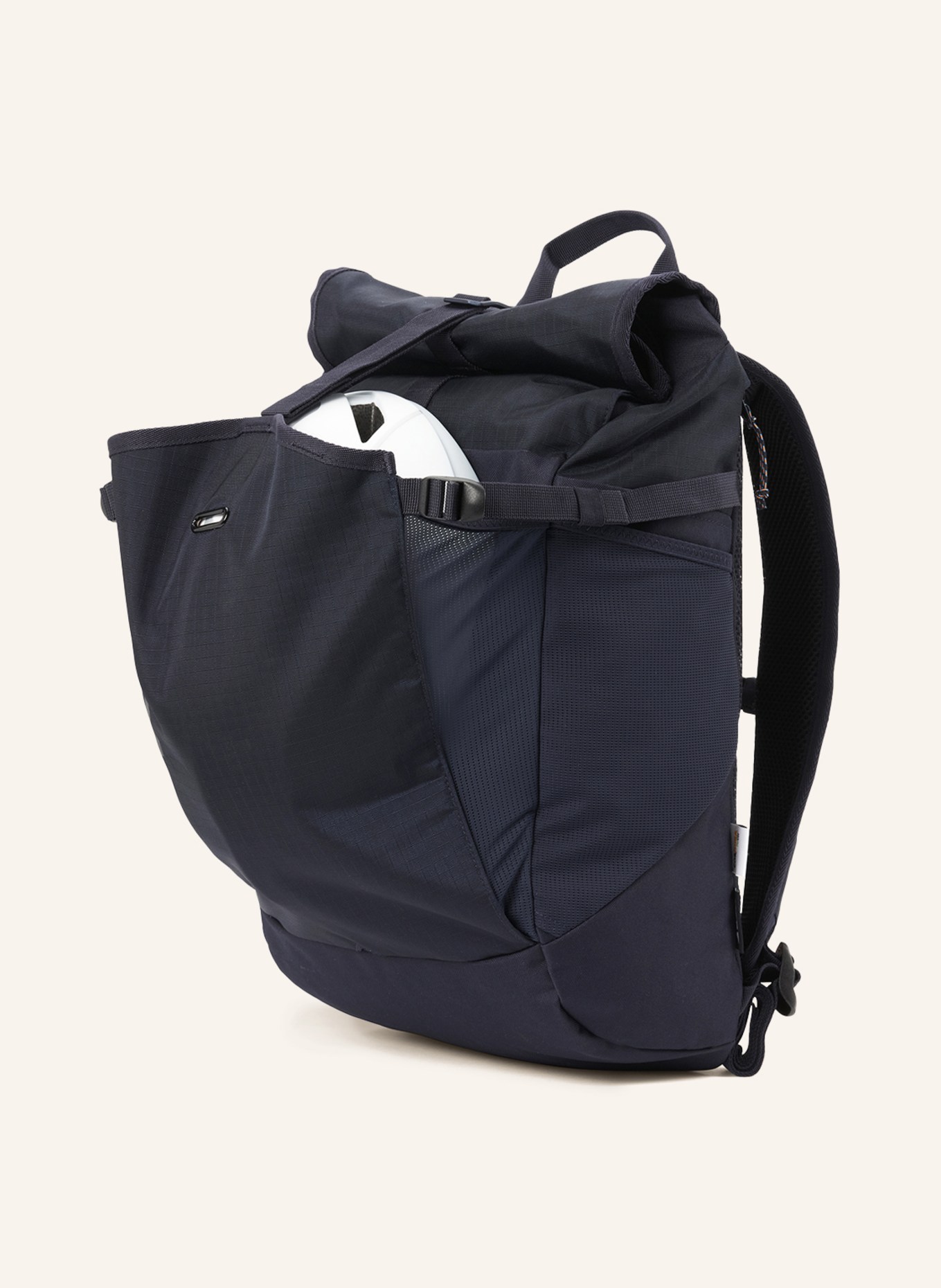 AEVOR Backpack ROLL PACK 20 l with laptop compartment, Color: DARK BLUE (Image 6)