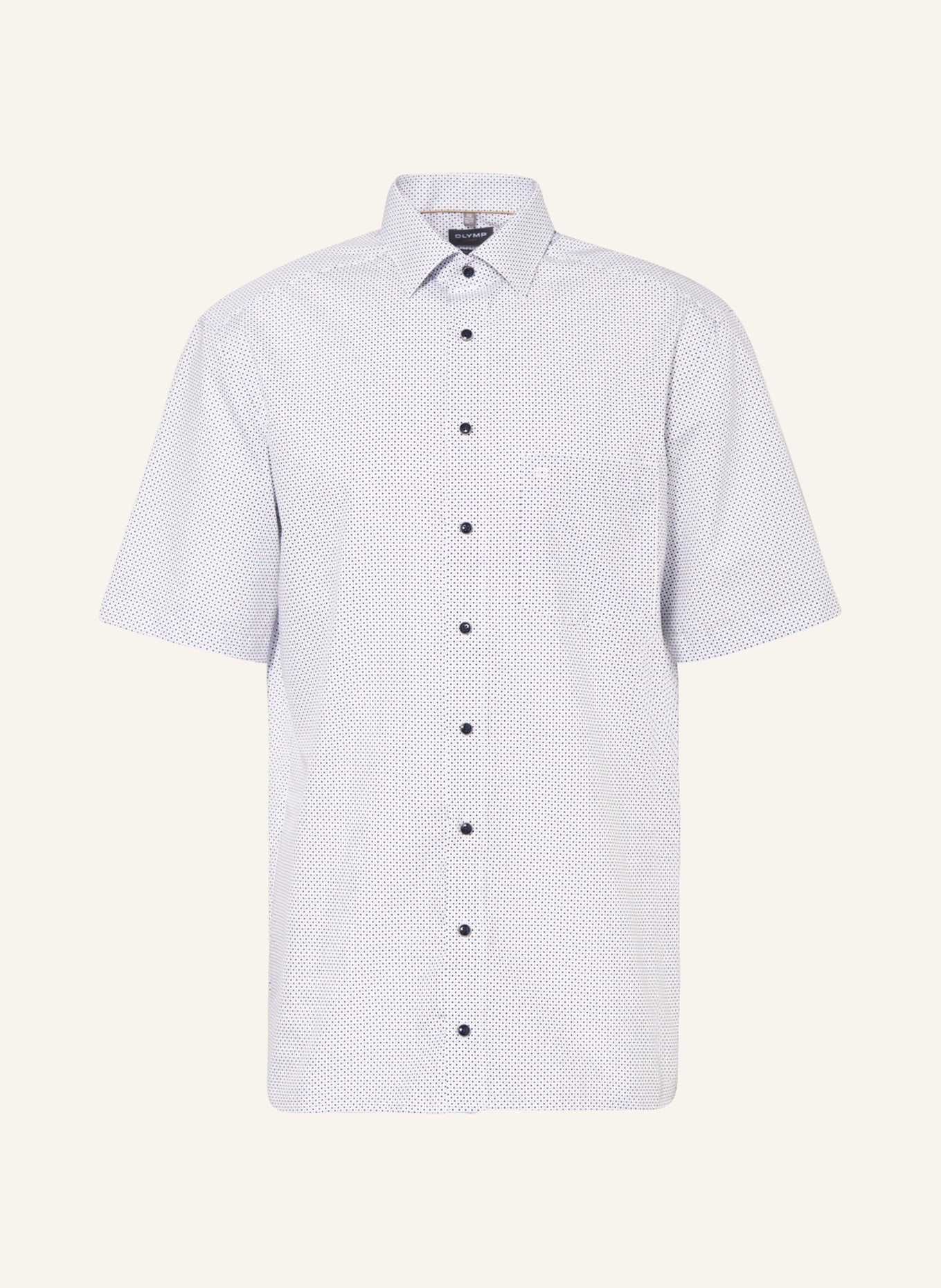 OLYMP Košile s krátkým rukávem Luxor Comfort Fit, Barva: TMAVĚ MODRÁ/ BÍLÁ/ MODRÁ (Obrázek 1)