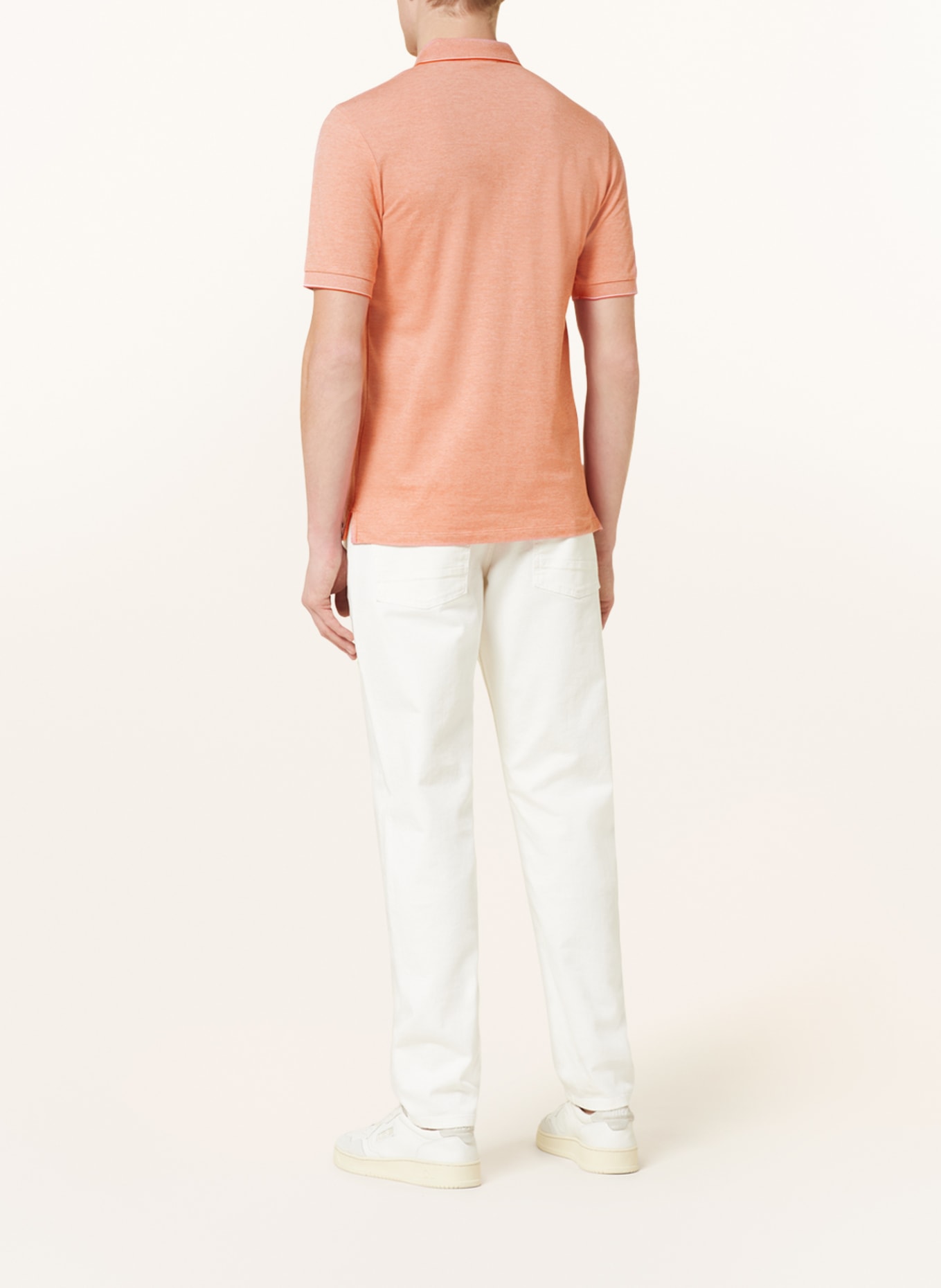 OLYMP Jersey-Poloshirt, Farbe: HELLROT (Bild 3)