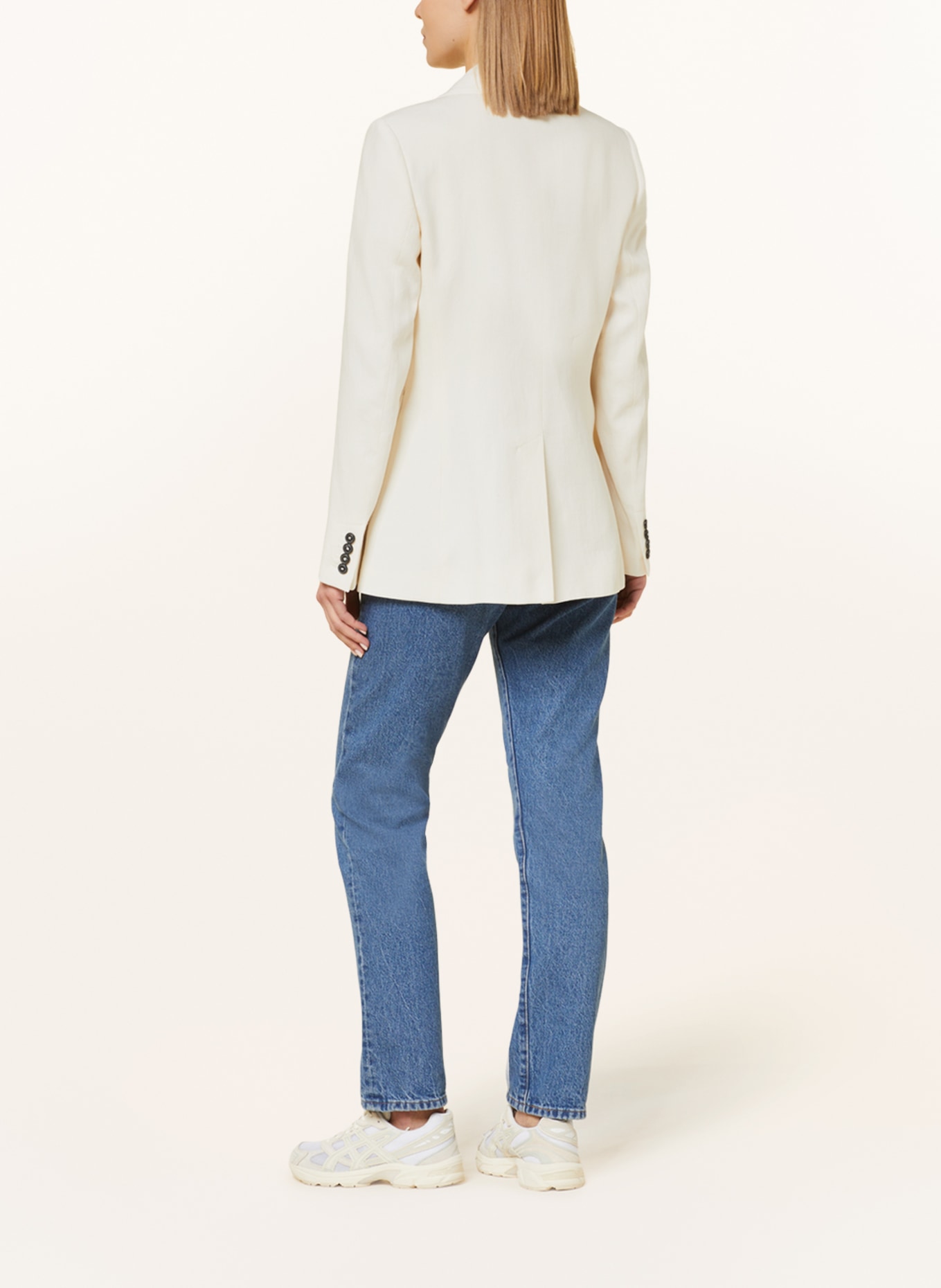 TOMMY HILFIGER Blazer mit Leinen: ECRU