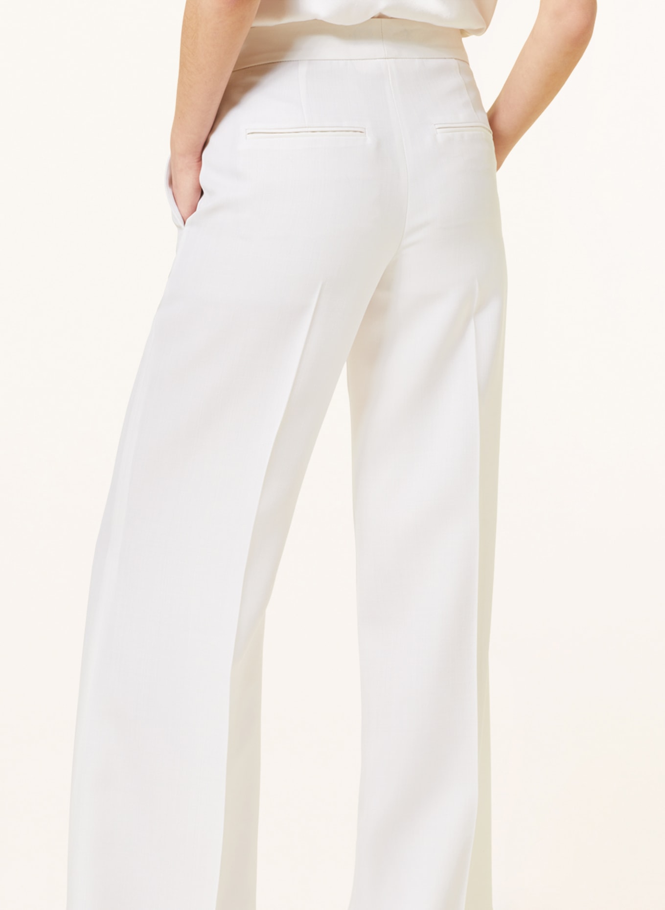 Seafarer Wide leg trousers, Color: WHITE (Image 5)