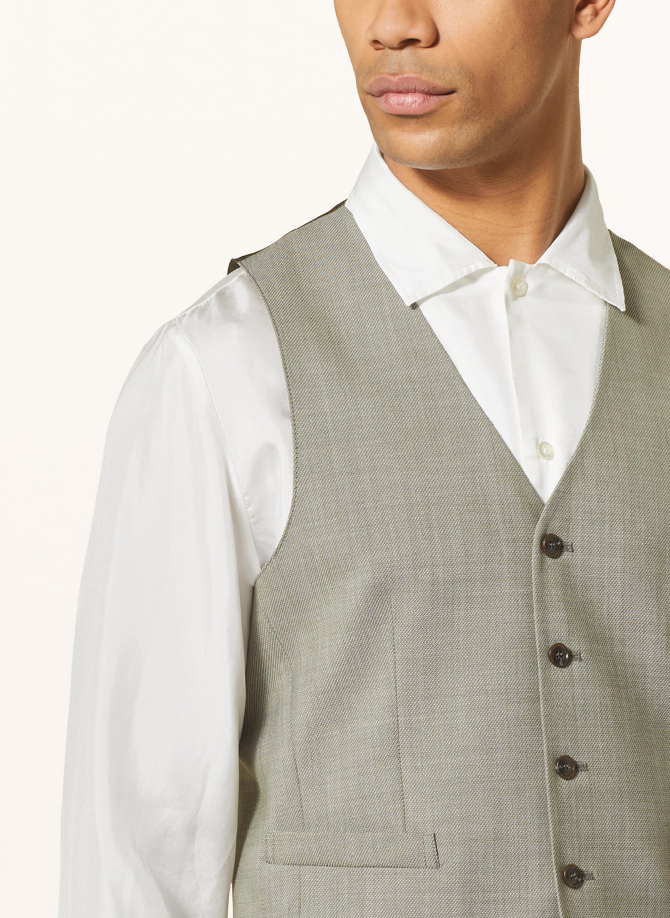TIGER OF SWEDEN Suit vest WAYDE regular fit, Color: 46B Uniform Green (Image 4)