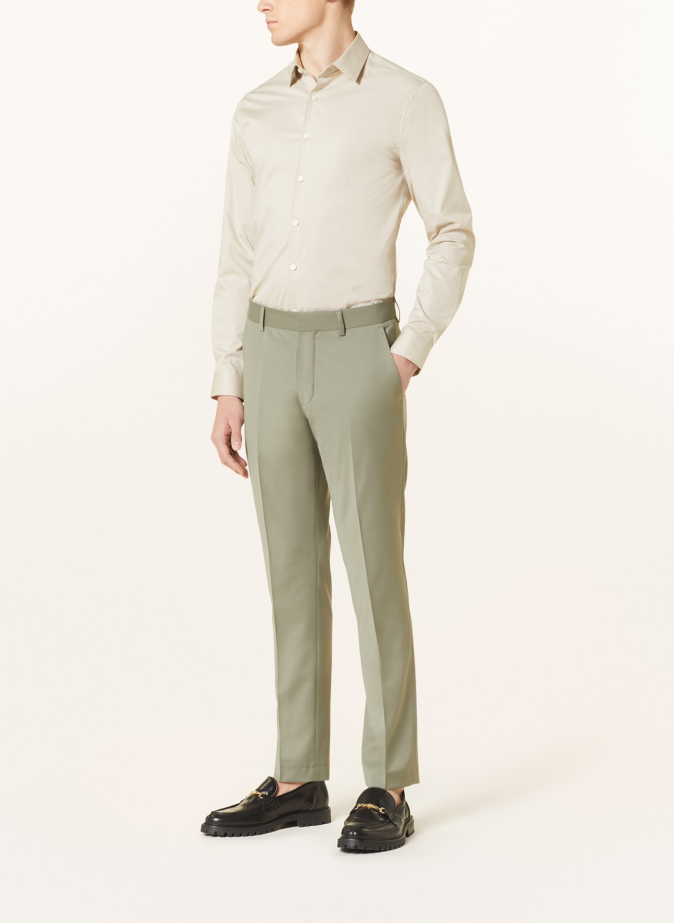 TIGER OF SWEDEN Oblekové kalhoty TENUTAS Extra Slim Fit, Barva: SVĚTLE ZELENÁ (Obrázek 3)