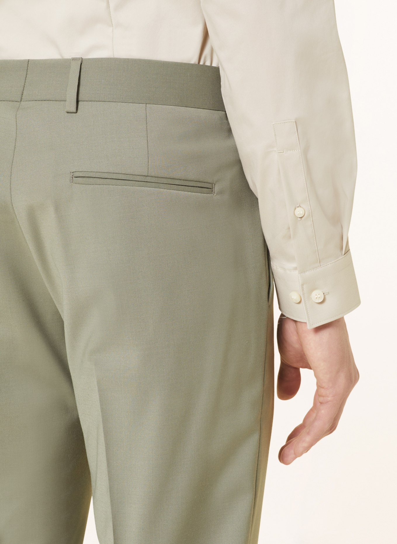 TIGER OF SWEDEN Anzughose TENUTAS Extra Slim Fit, Farbe: HELLGRÜN (Bild 6)