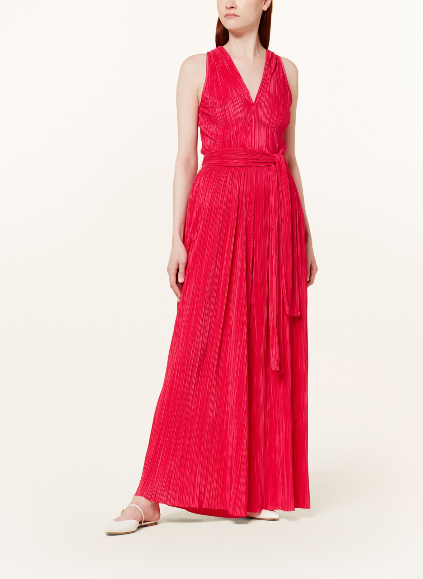 MAX & Co. Kombinezon TERZINA z plisami: CZERWONY