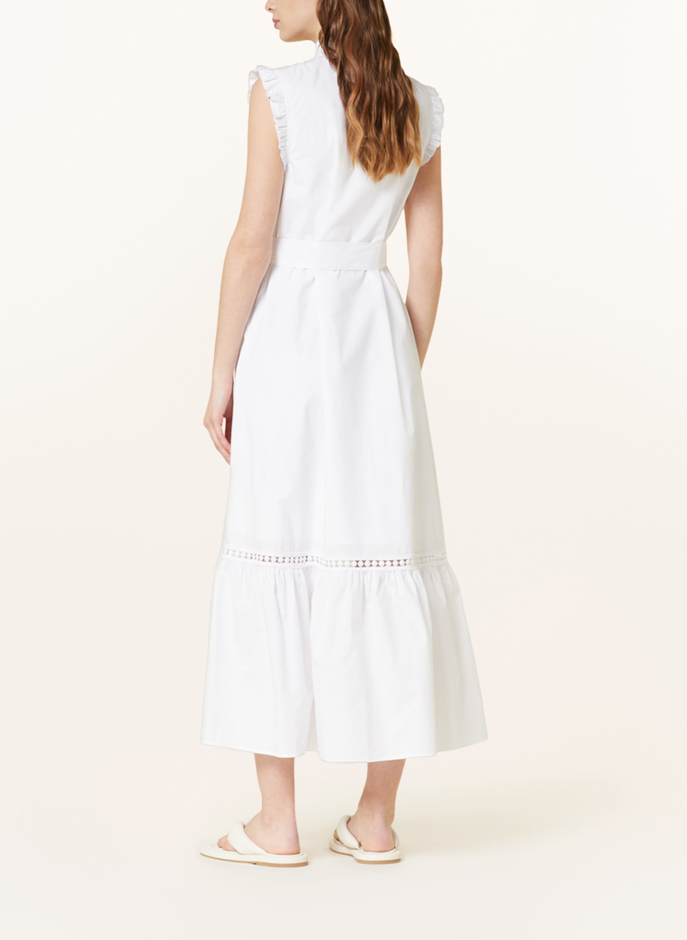 MRS & HUGS Dress with ruffles, Color: WHITE (Image 3)