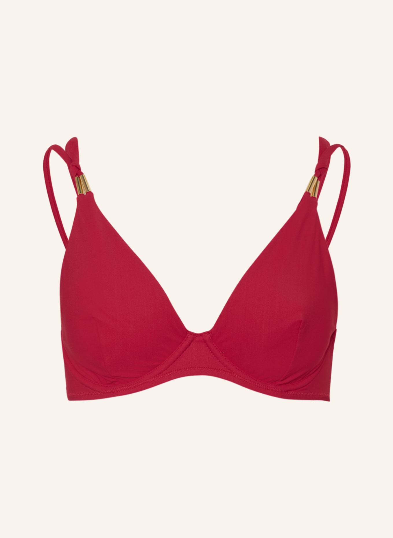 Aubade Underwired bikini top BEACH ESCAPE, Color: DARK RED (Image 1)