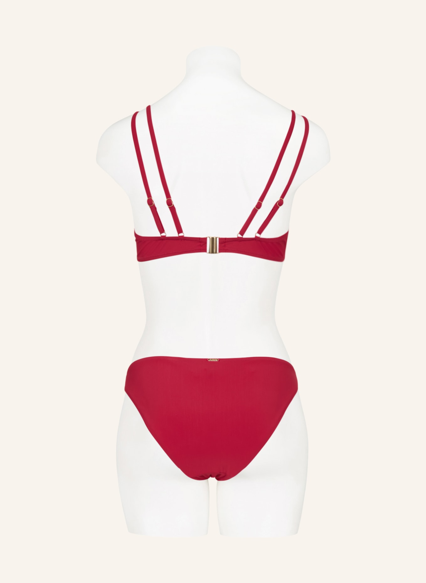 Aubade Underwired bikini top BEACH ESCAPE, Color: DARK RED (Image 3)