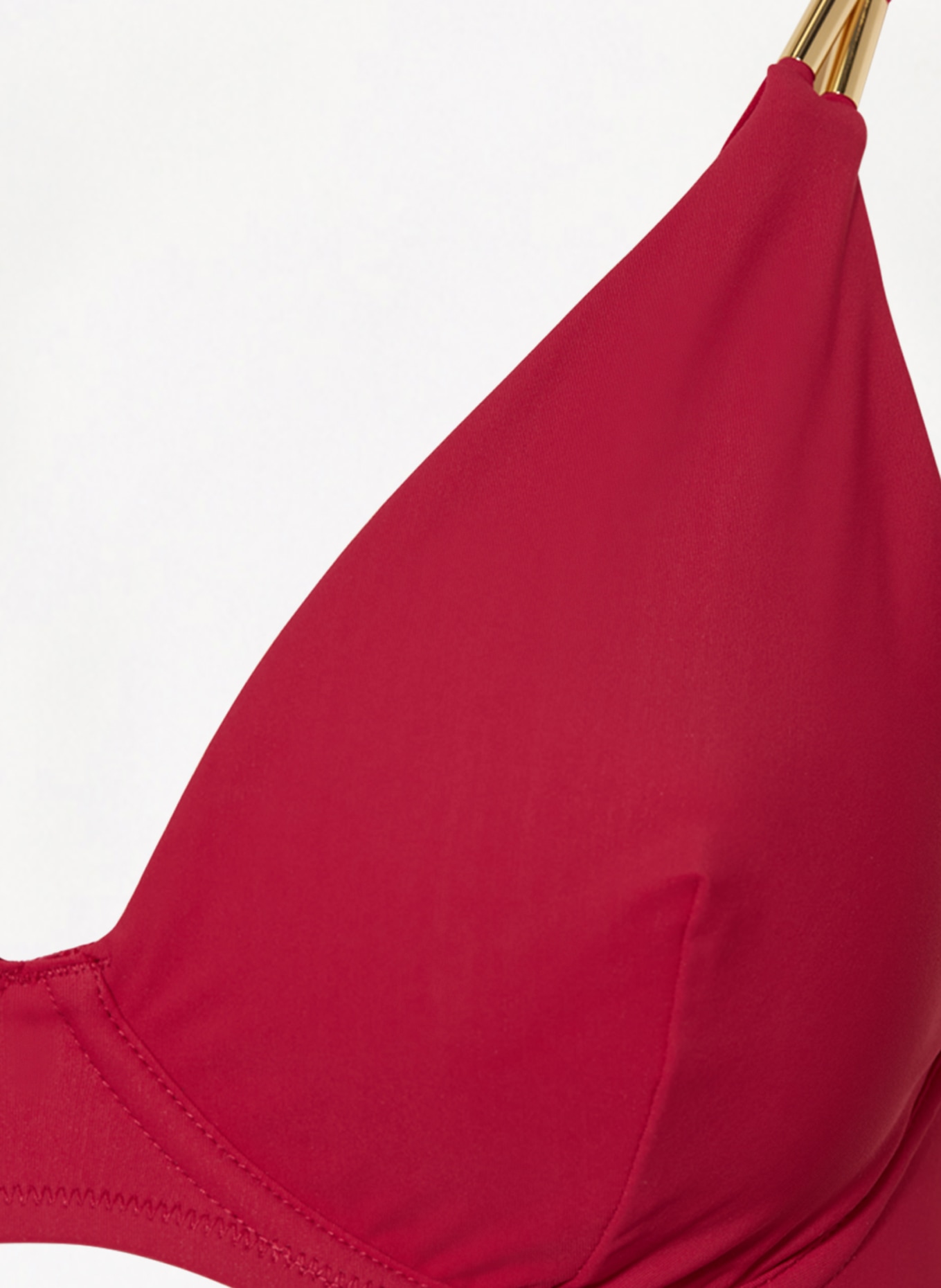 Aubade Underwired bikini top BEACH ESCAPE, Color: DARK RED (Image 4)